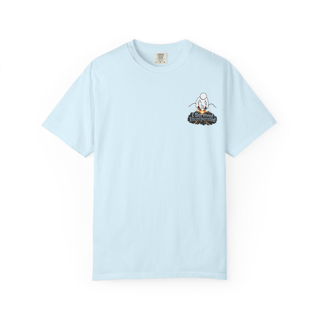 I Survived 2020 — "Please Stand By" Test Pattern Tee Summer Premier Unisex Garment-Dyed T-shirt