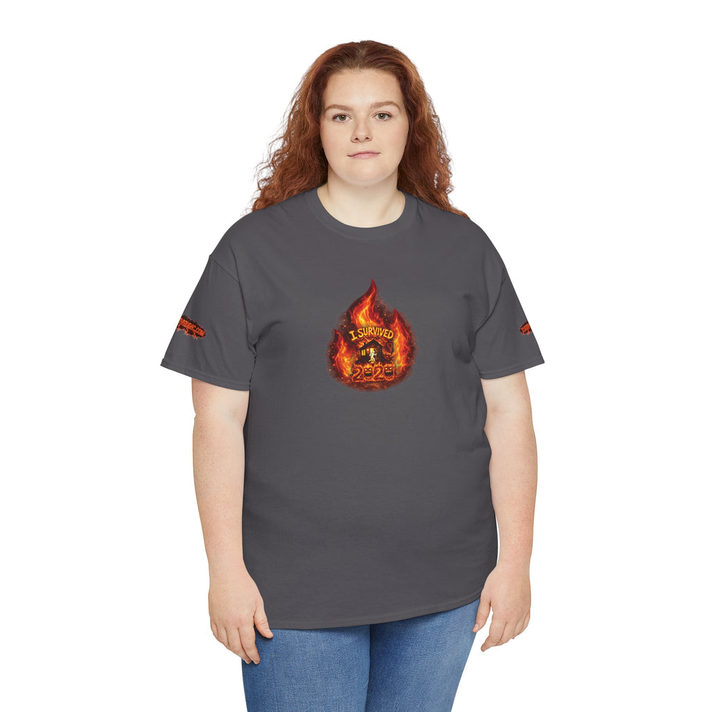 I Survived 2020 — WILDFIRES S2:E1: Director's Cut Special Edition "Berry Creek" Memorial Unisex Heavy Cotton Tee