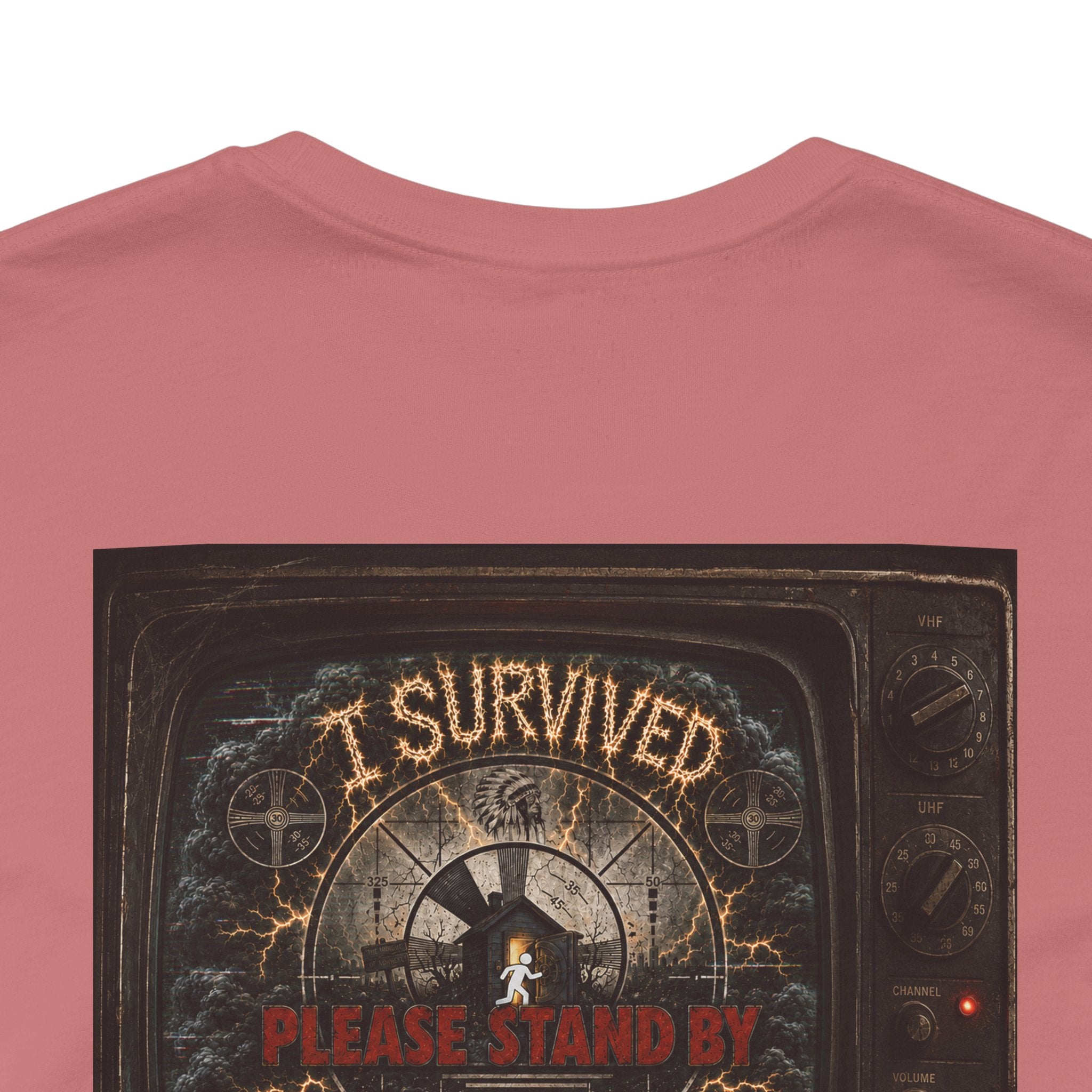 I Survived 2020 — "Please Stand By" Test Pattern Tee Summer Premier Unisex Jersey Short Sleeve Tee