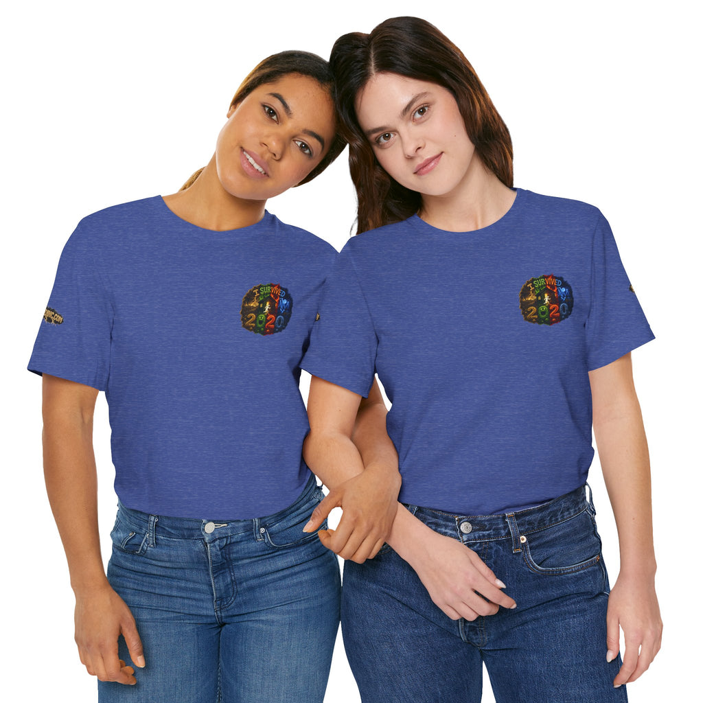 I Survived 2020 — "No Signal" Test Pattern Tee Alien Broadcast Finale Summer Premiere Unisex Jersey Short Sleeve Tee