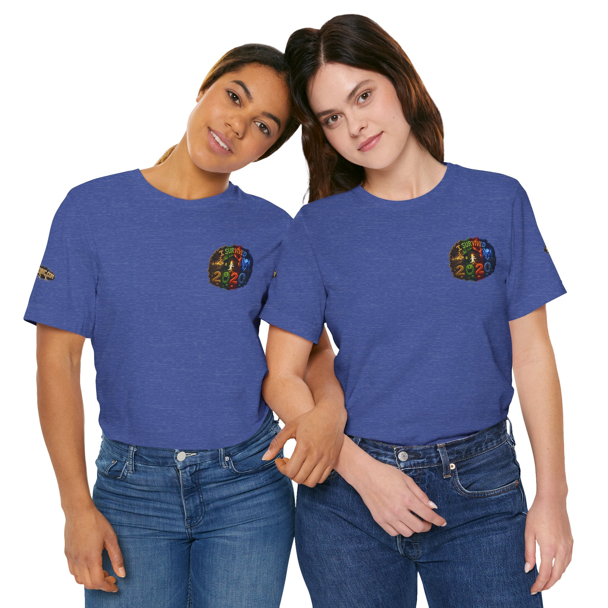 I Survived 2020 — "No Signal" Test Pattern Tee Alien Broadcast Finale Summer Premiere Unisex Jersey Short Sleeve Tee