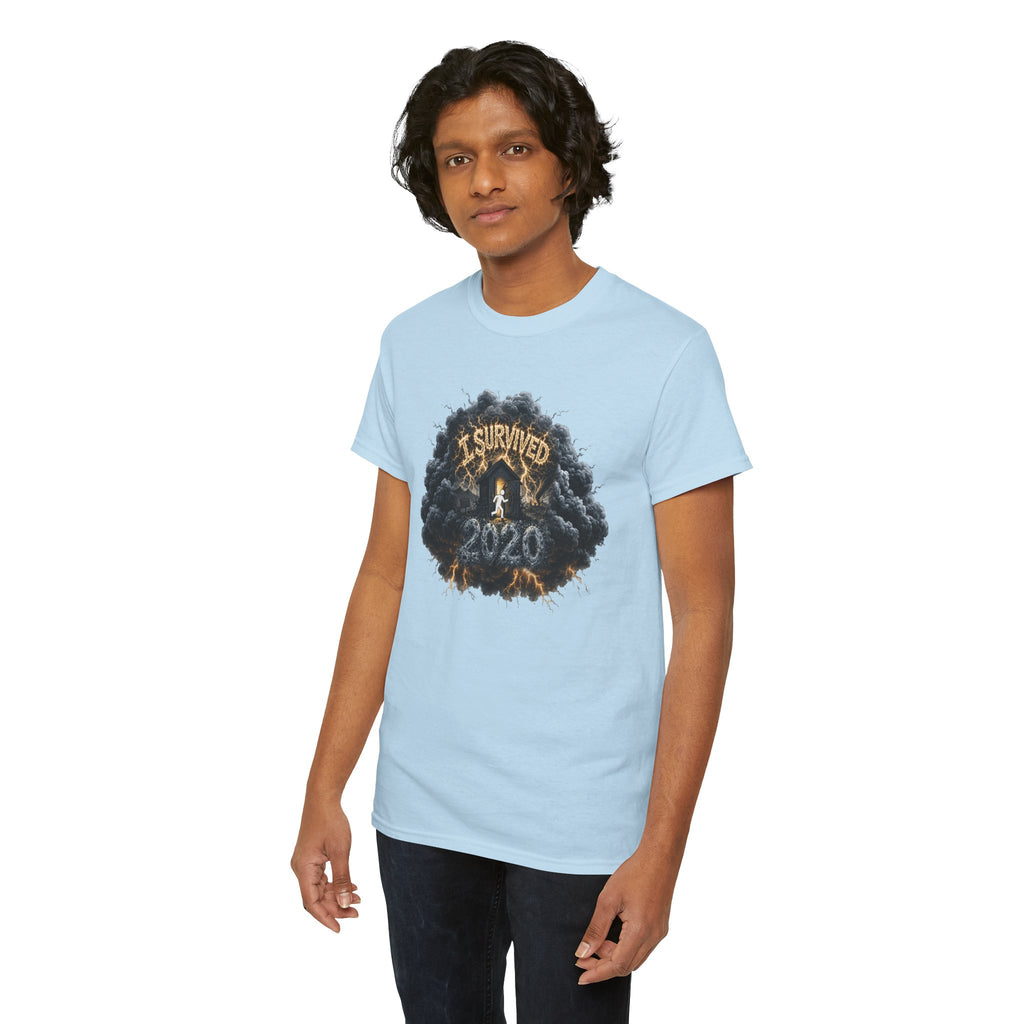 I Survived 2020 —  Deriector's Cut Original Design Teaser Tee | Season 1 Premiere Drop Unisex Heavy Cotton Tee