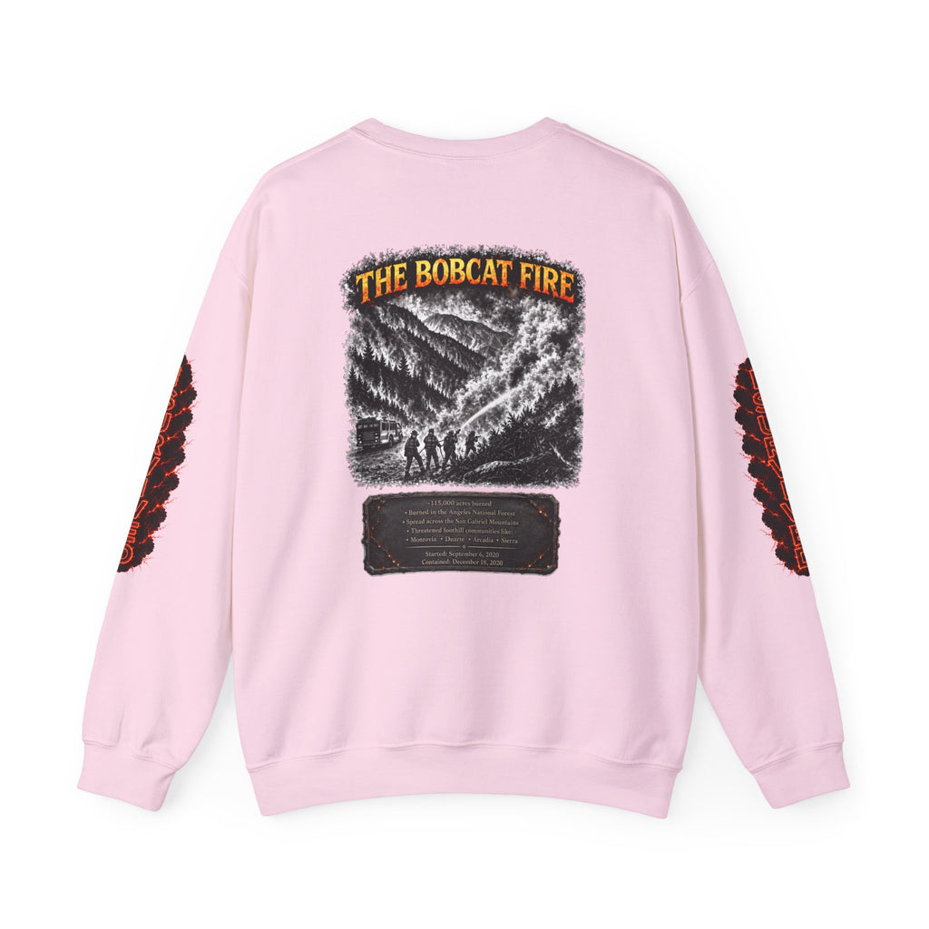 I Survived 2020 — WILDFIRES S2:E2: Director's Cut "The Bobcat Fire" Memorial Unisex Heavy Blend™ Crewneck Sweatshirt