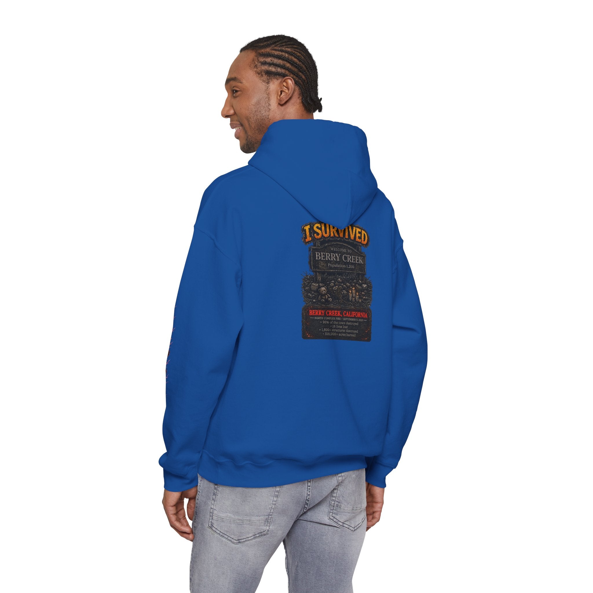 I Survived 2020 — Director's Cut S2:E1 "Berry Creek" | Wildfire Edition Memorial Hoodie Sweatshirt