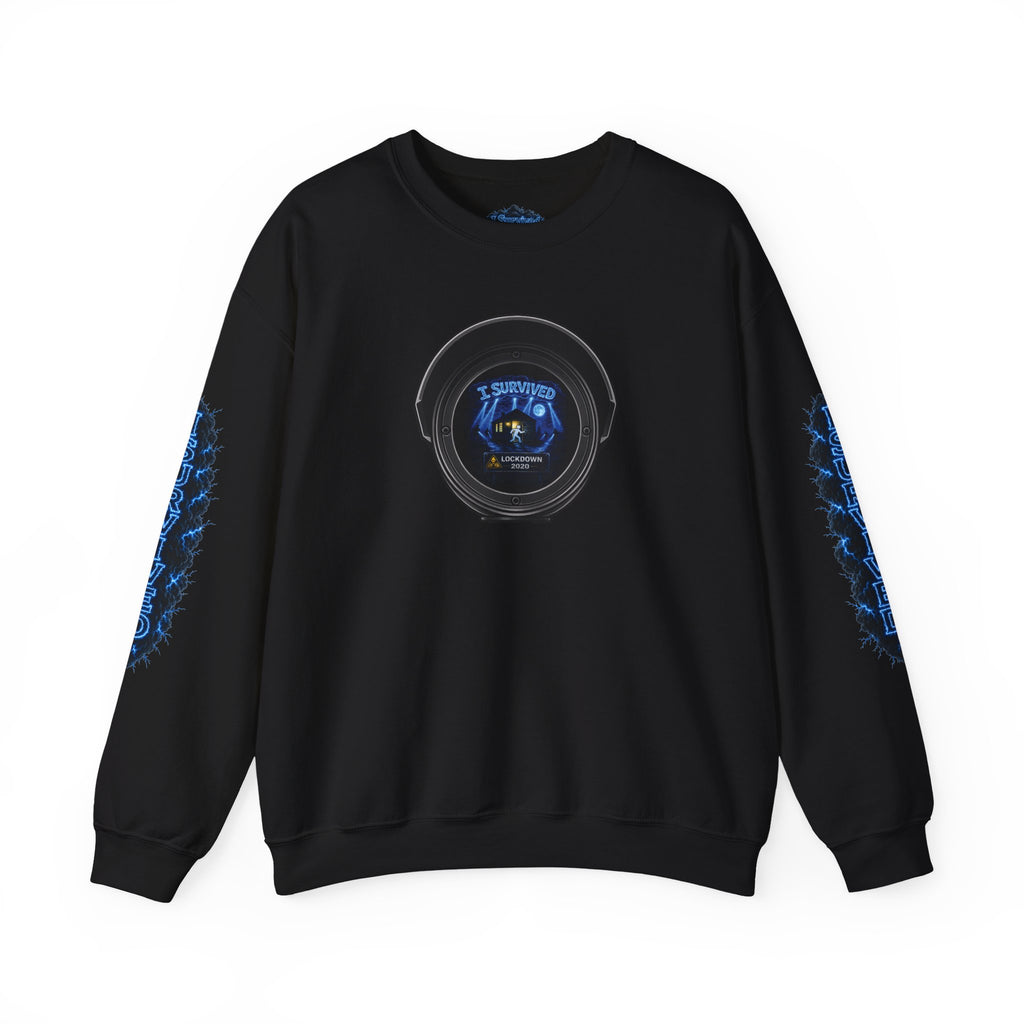 I Survived 2020 — LOCKDOWN S3:E4: Director's Cut "Working From Home" Unisex Heavy Blend™ Crewneck Sweatshirt