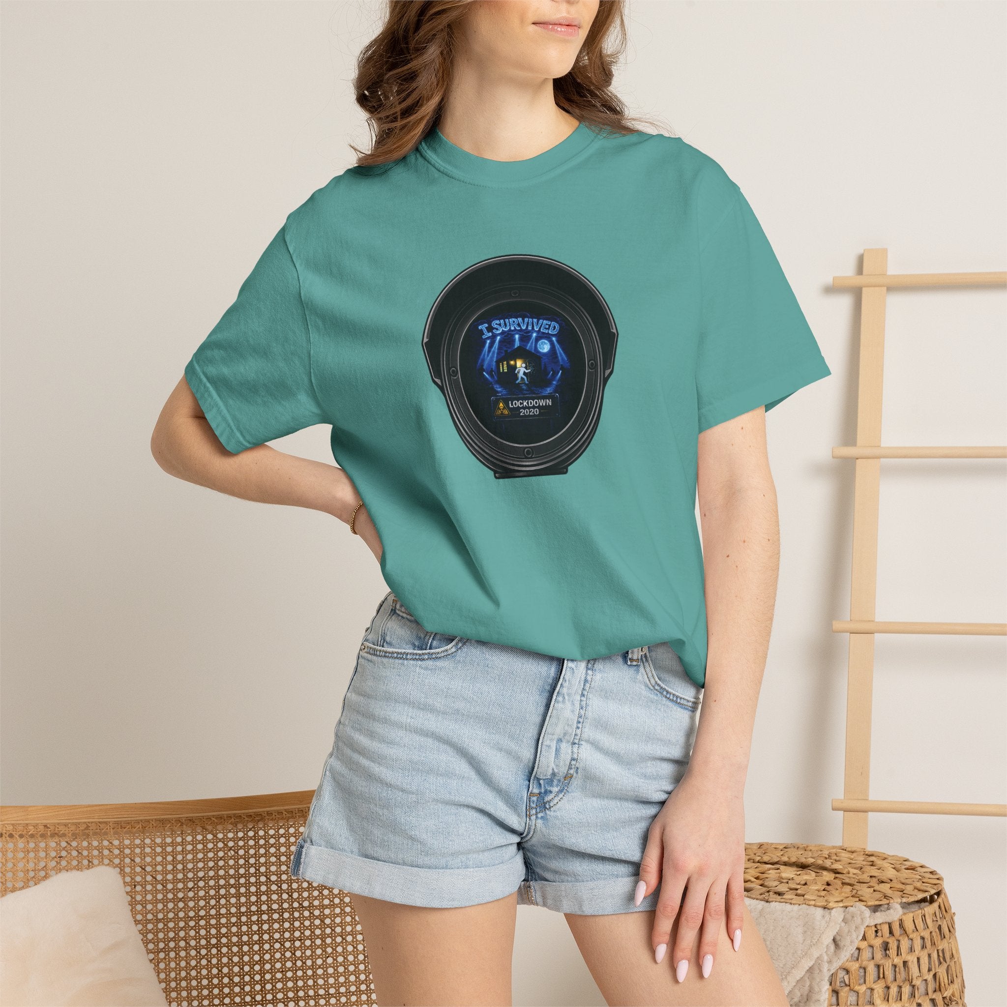 I Survived 2020 —  LOCKDOWN S3:E1: Director's Cut "Quarantine" Unisex Garment-Dyed T-shirt