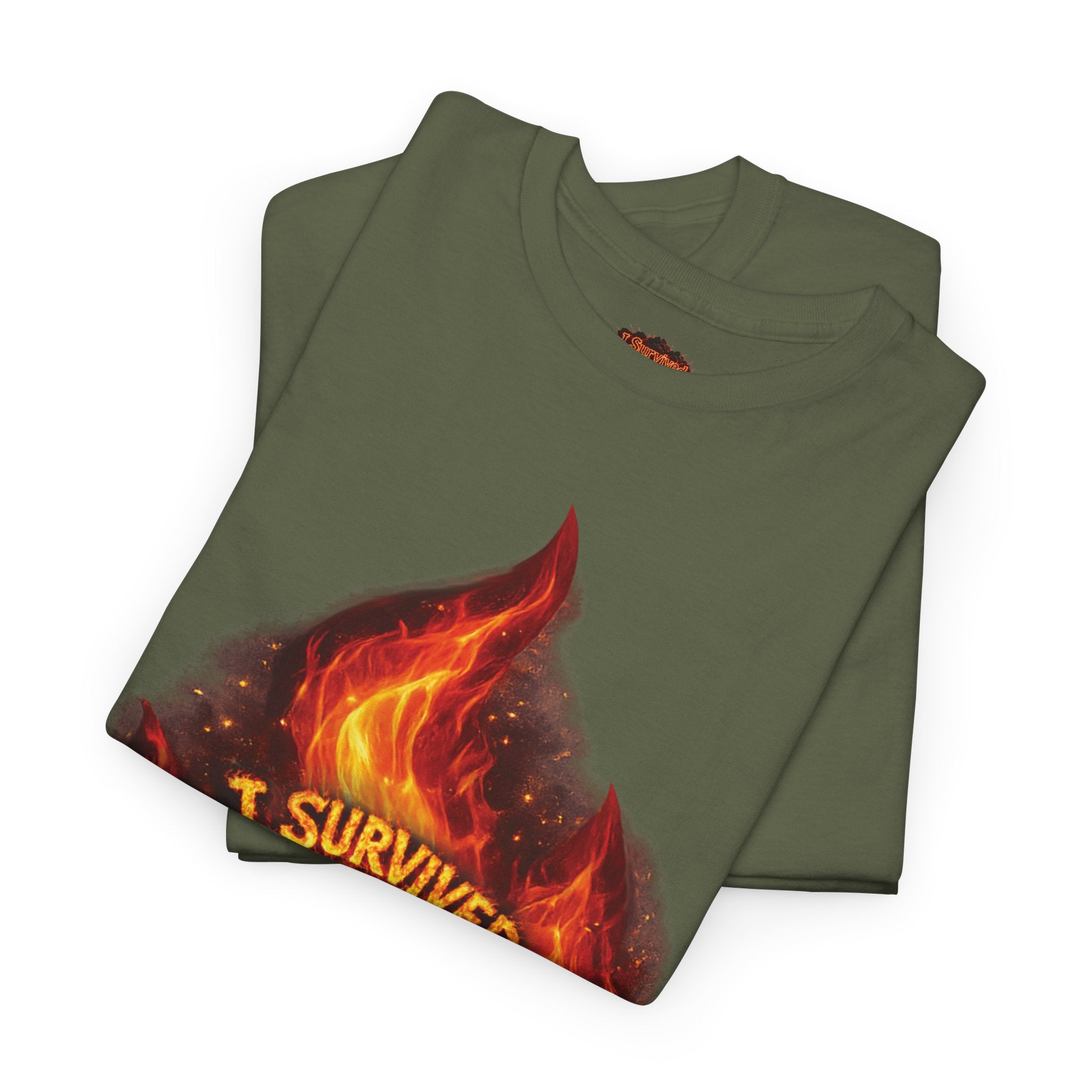 I Survived 2020 — Director's Cut S2:E1 "Berry Creek" | Wildfire Edition Memorial Unisex Heavy Cotton Tee