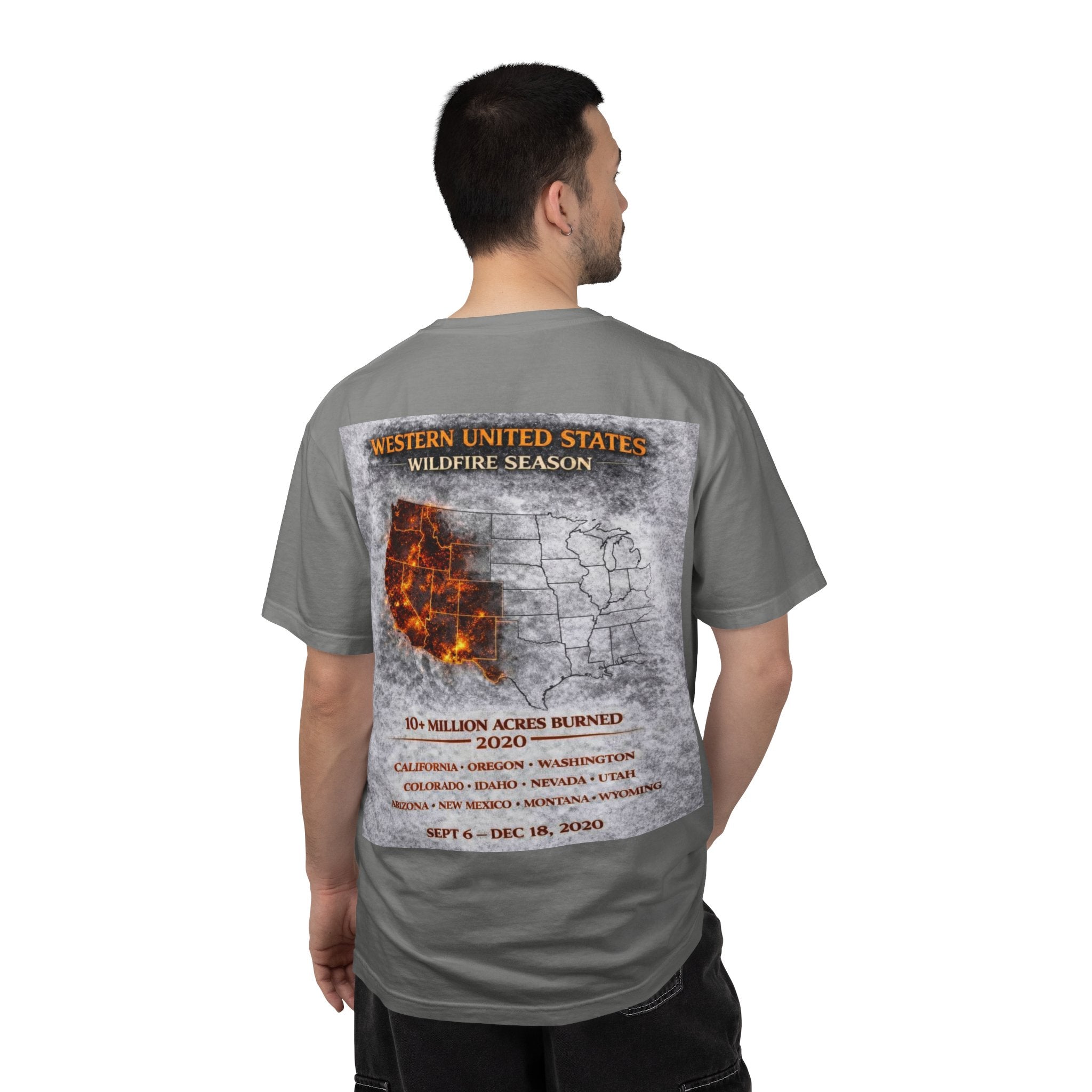 I Survived 2020 — WILDFIRES S2:E4: Director's Cut "Western U.S. Wildfire Season" Memorial Unisex Garment-Dyed T-shirt