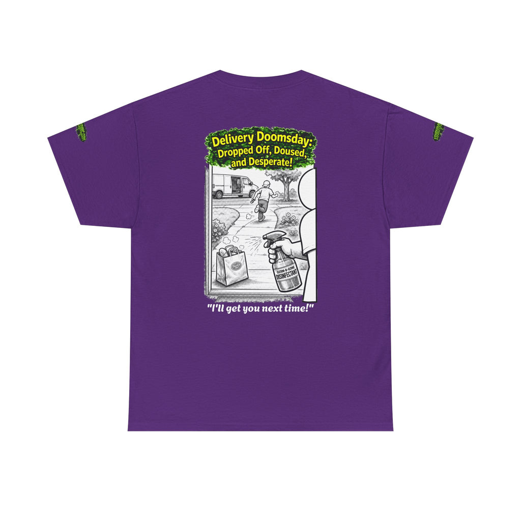 Sobreviví al 2020 — T1:E5 "El día del juicio final de las entregas" | Camiseta unisex de algodón pesado (Edición Pandemia) (EDICIÓN ESPECIAL)