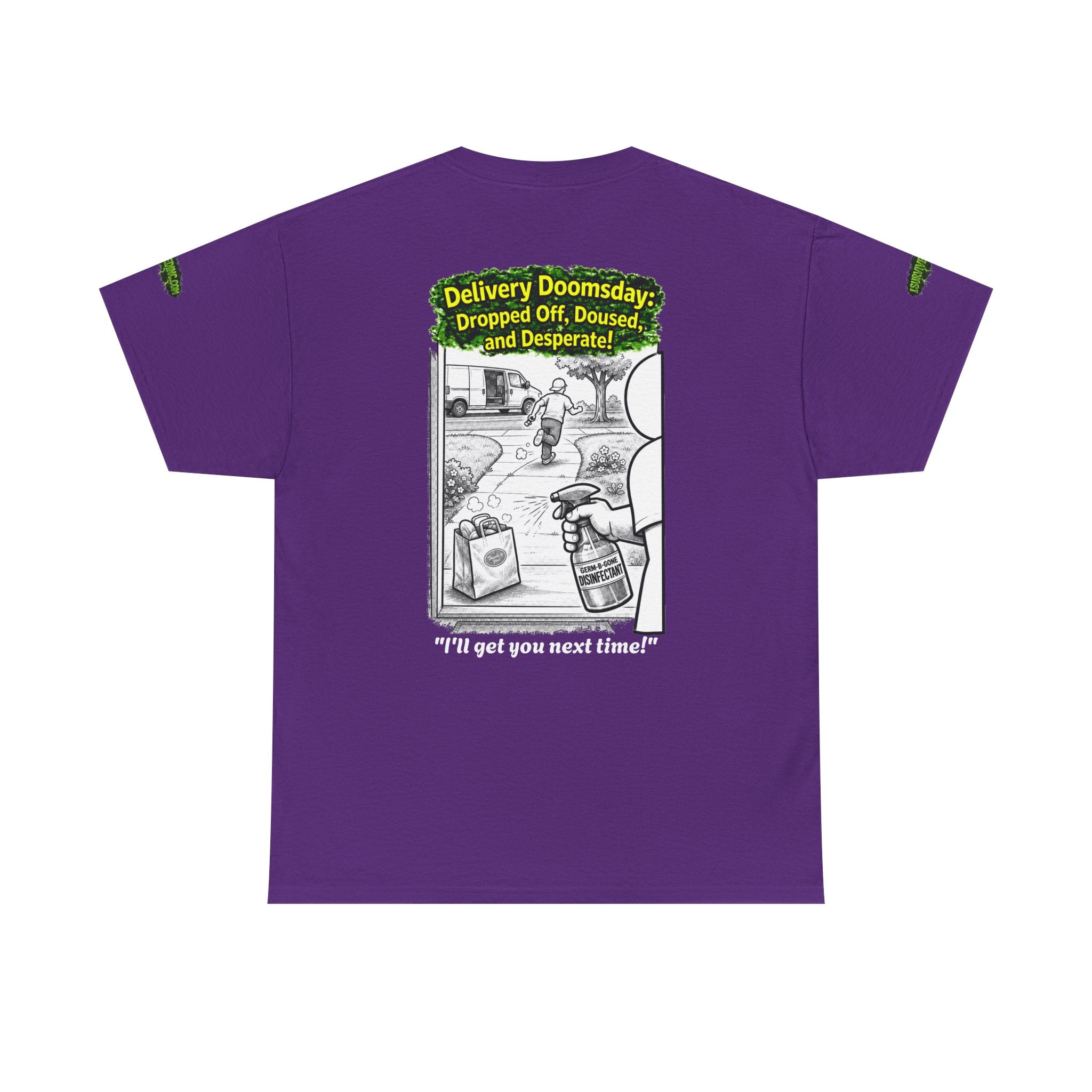 Sobreviví al 2020 — T1:E5 "El día del juicio final de las entregas" | Camiseta unisex de algodón pesado (Edición Pandemia) (EDICIÓN ESPECIAL)