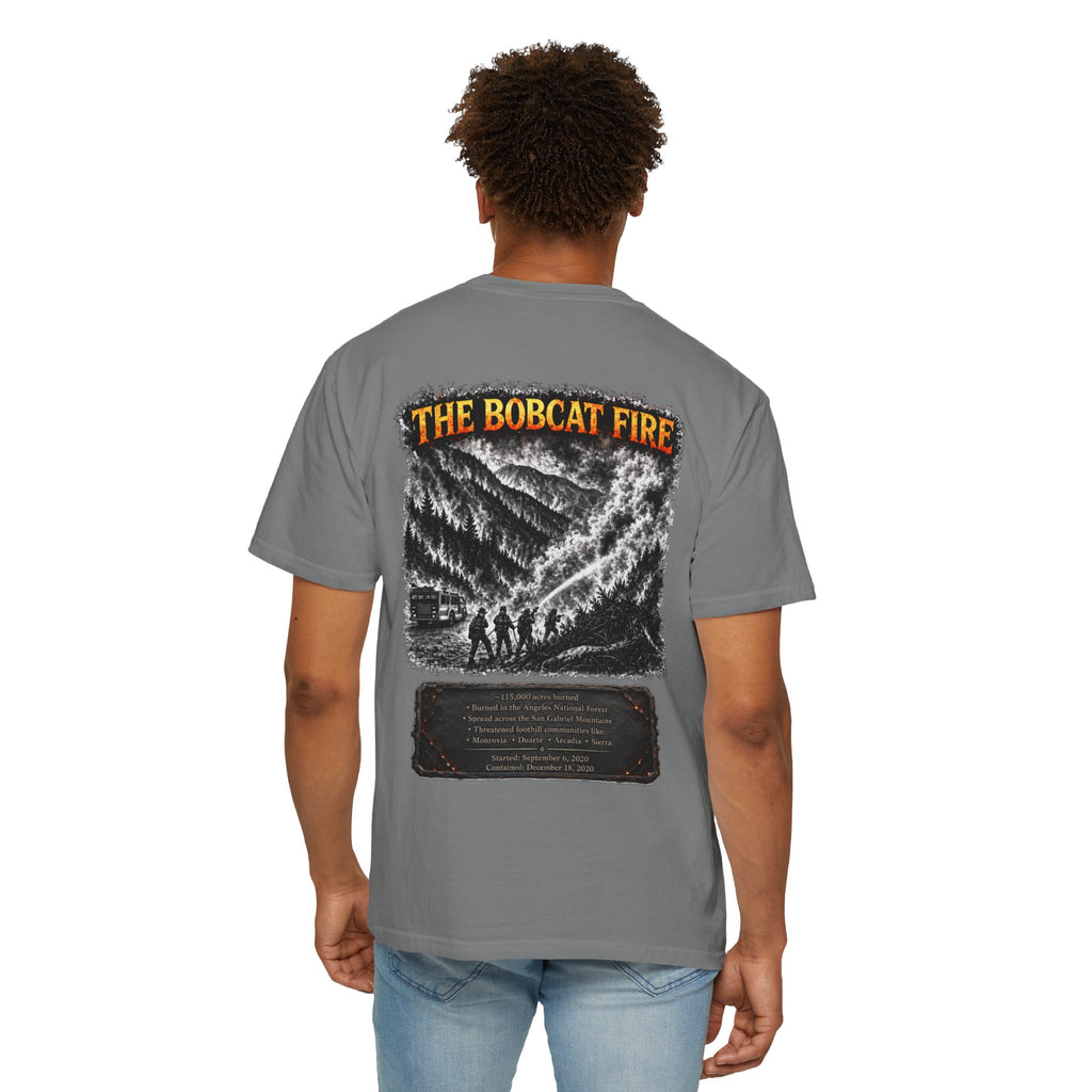 I Survived 2020 — WILDFIRES S2:E2: "The Bobcat Fire" Memorial Unisex Garment-Dyed T-shirt