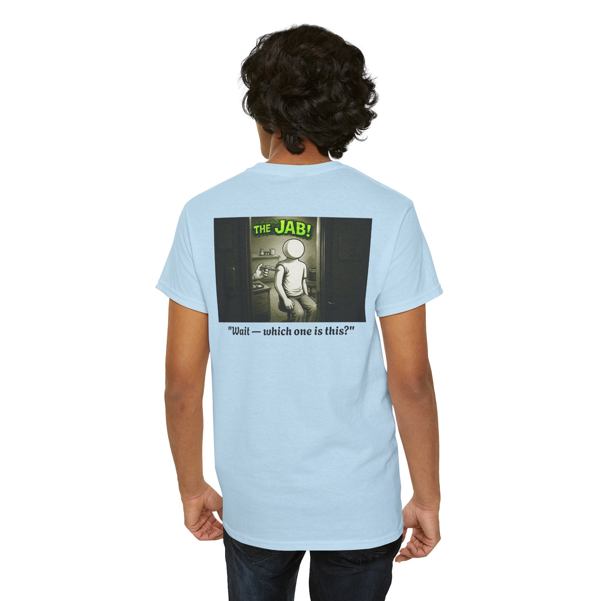 I Survived 2020 — PANDEMIC S1:E3: Director's Cut "The Jab!" Unisex Heavy Cotton Tee