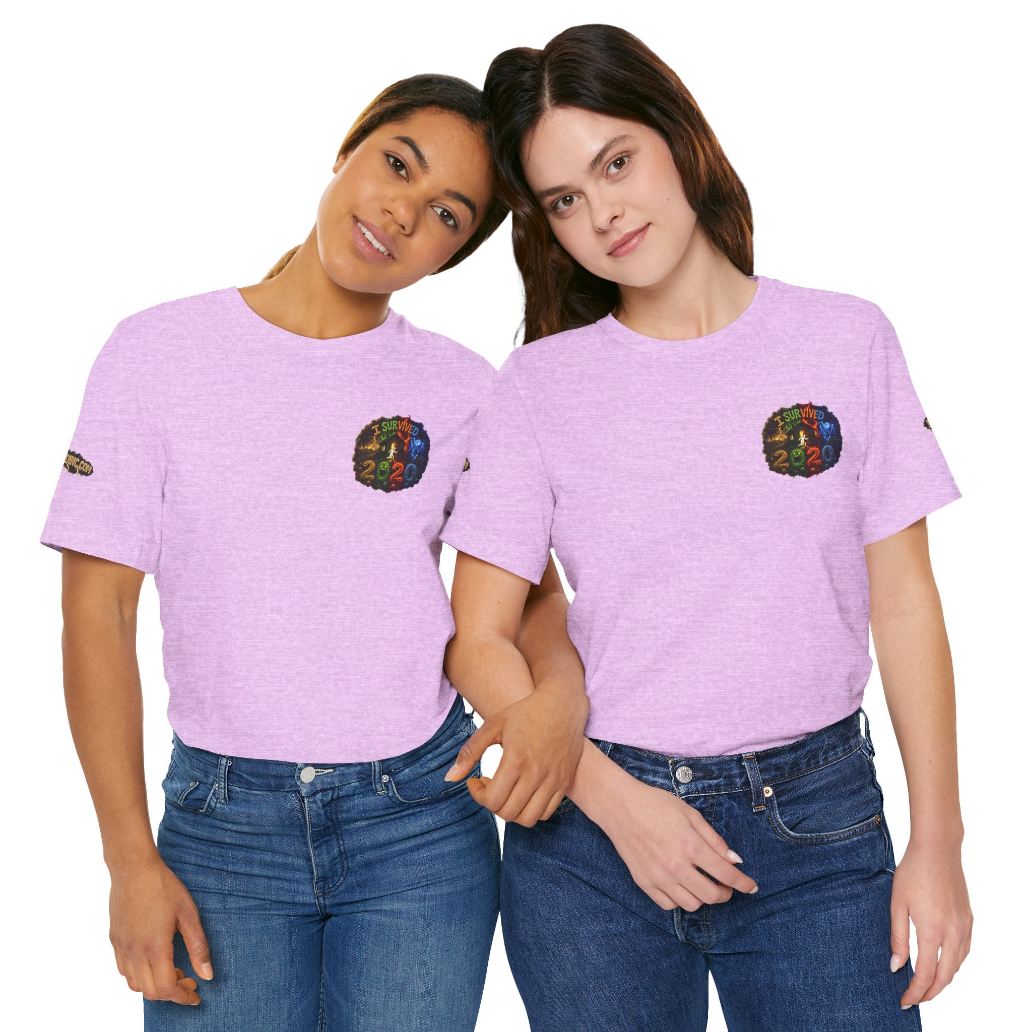 I Survived 2020 — "No Signal" Test Pattern Tee Alien Broadcast Finale Summer Premiere Unisex Jersey Short Sleeve Tee