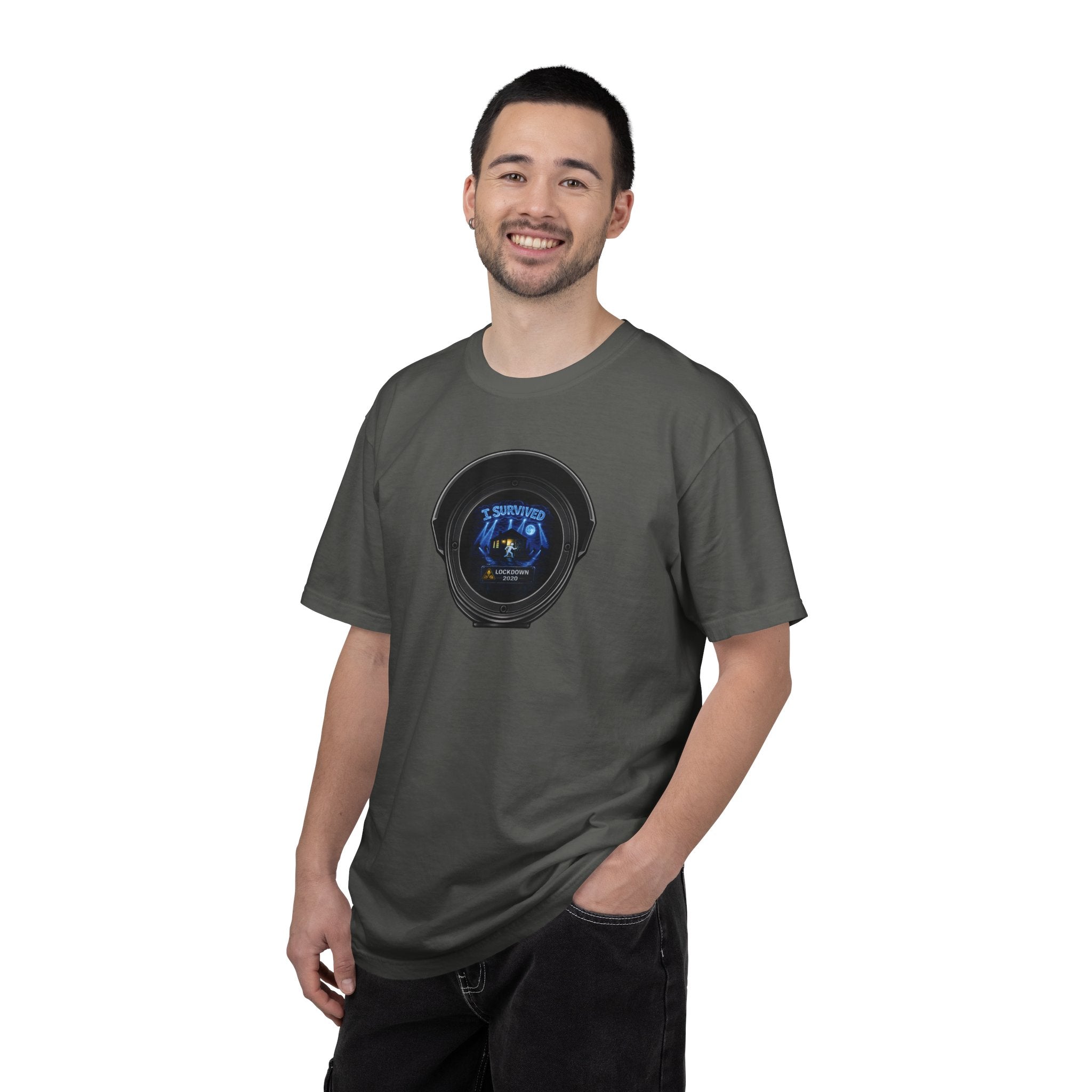 I Survived 2020 —  LOCKDOWN S3:E3: Director's Cut "Remote Schooling" Unisex Garment-Dyed T-shirt