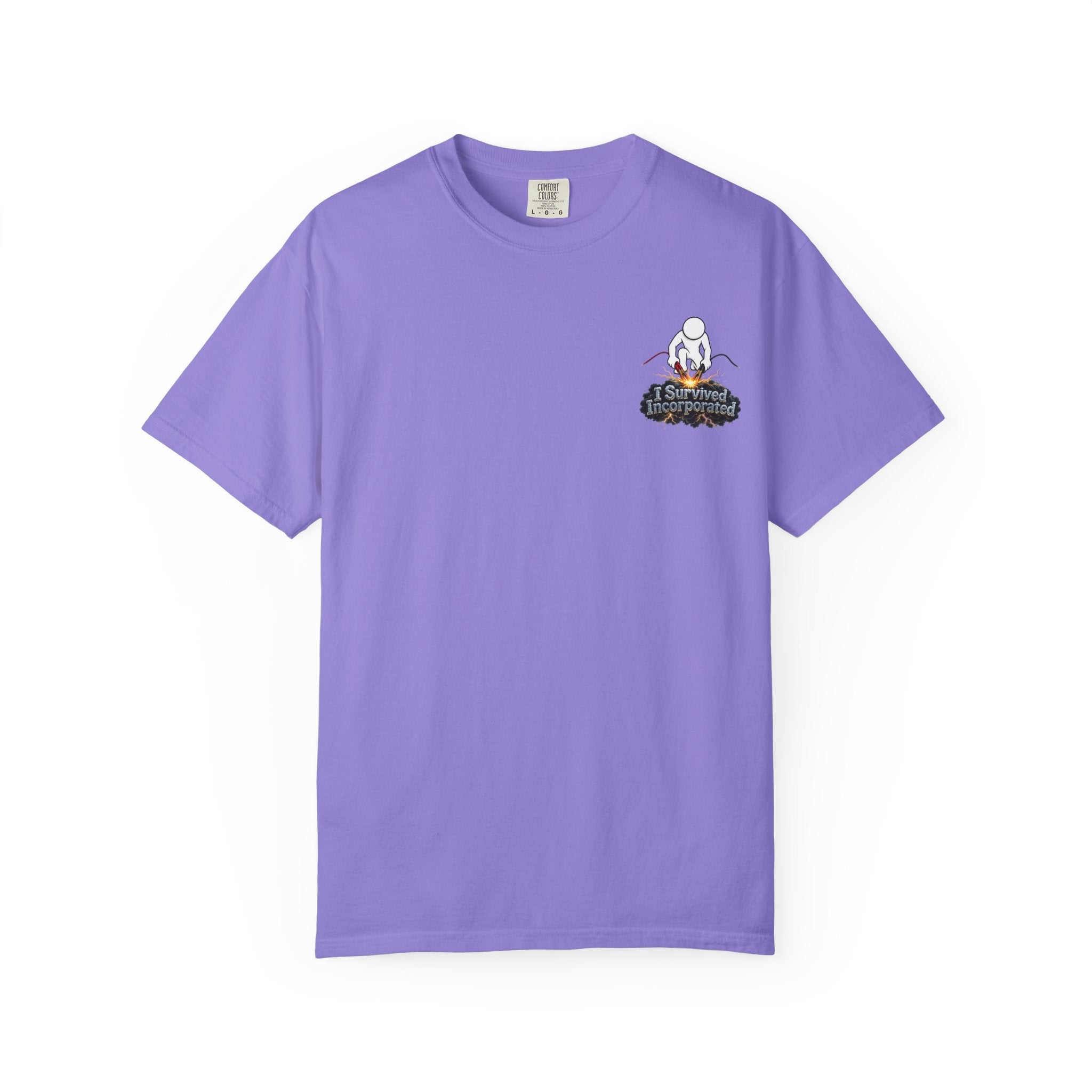 I Survived 2020 — "Please Stand By" Test Pattern Tee Summer Premier Unisex Garment-Dyed T-shirt