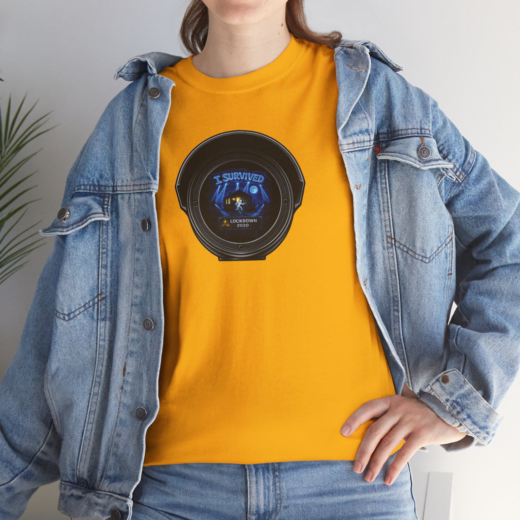 I Survived 2020 — LOCKDOWN S3:E1: Director's Cut Special Edition "Quarantine" Unisex Heavy Cotton Tee