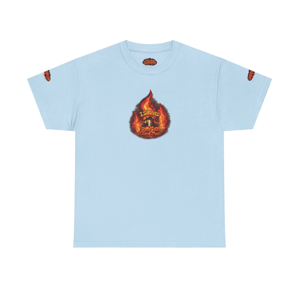 I Survived 2020 — WILDFIRES S2:E1: Director's Cut Special Edition "Berry Creek" Memorial Unisex Heavy Cotton Tee