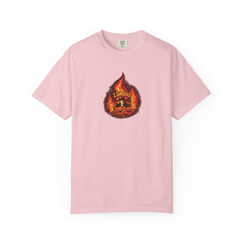 I Survived 2020 — WILDFIRES S2:E4: Director's Cut "Western U.S. Wildfire Season" Memorial Unisex Garment-Dyed T-shirt