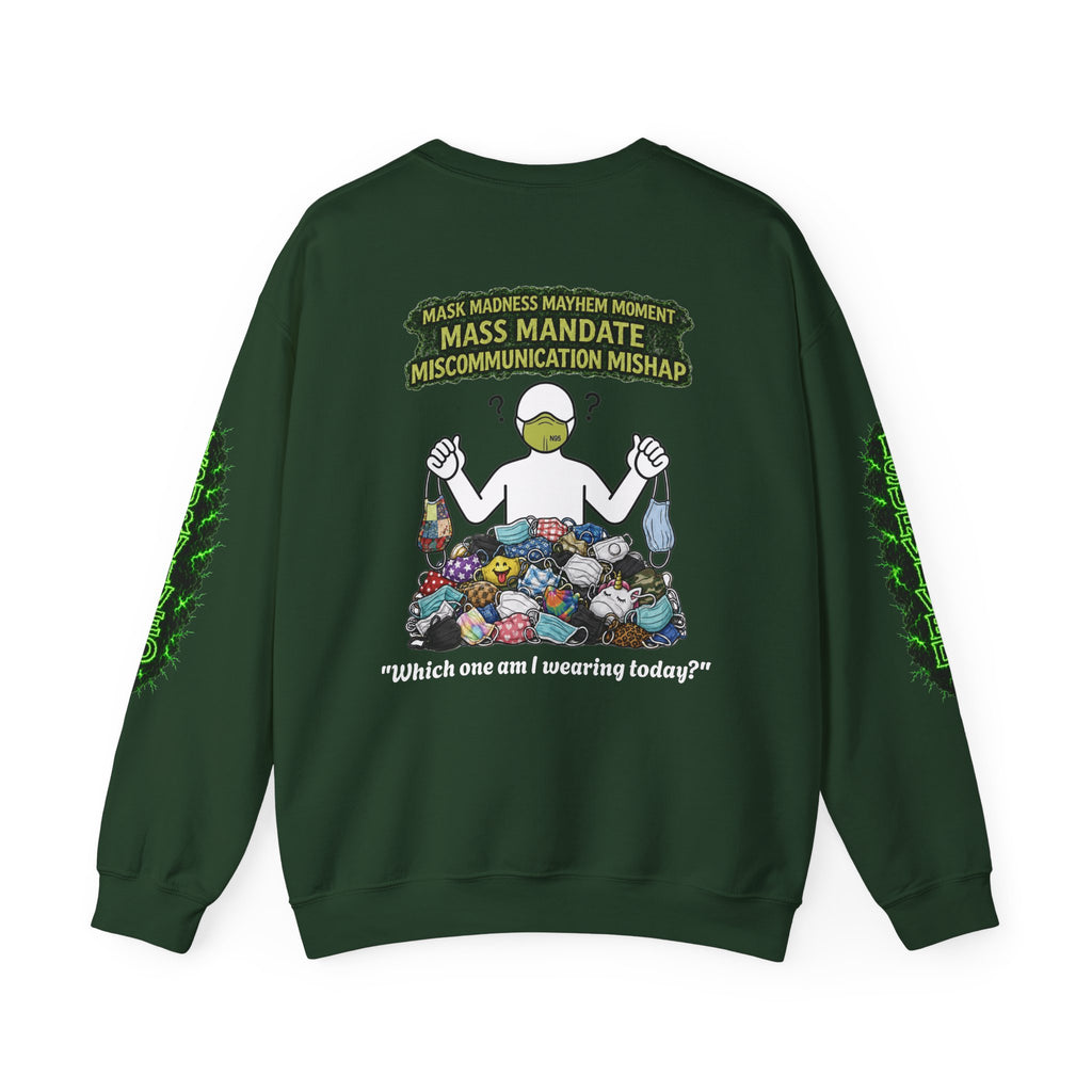 I Survived 2020 — Director's Cut S1:E4 "Mask Madness Mayhem Moment" | Pandemic Edition Unisex Heavy Blend™ Crewneck Sweatshirt