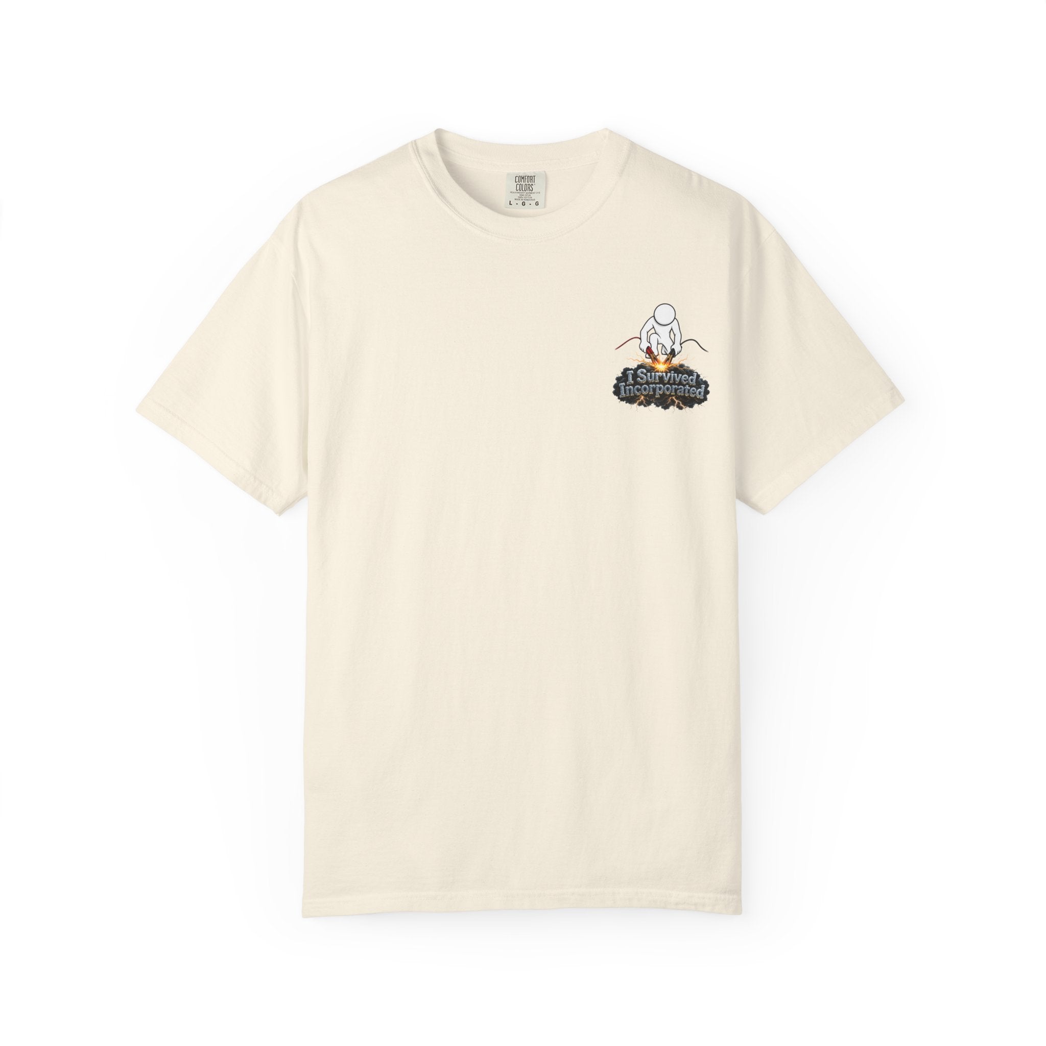 I Survived 2020 — "Please Stand By" Test Pattern Tee Summer Premier Unisex Garment-Dyed T-shirt