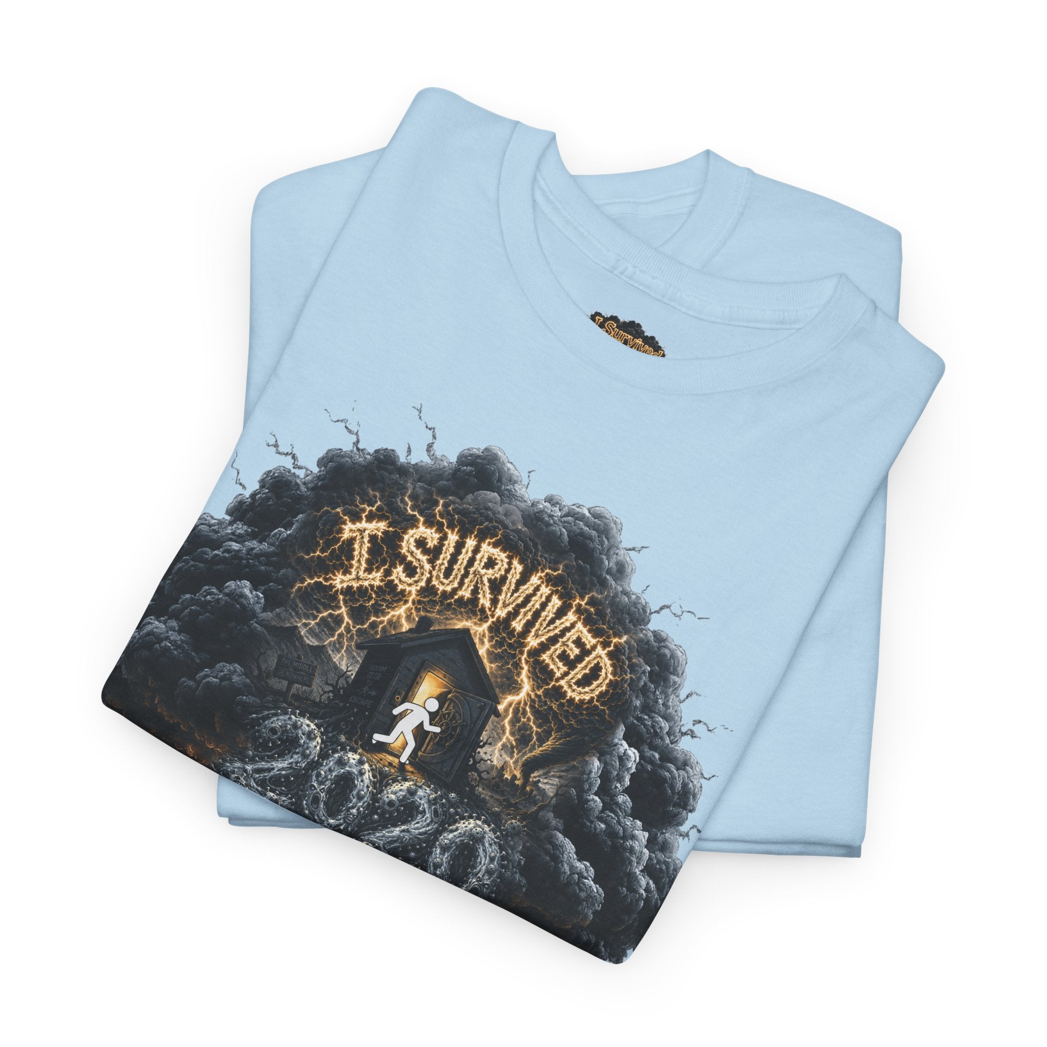 I Survived 2020 — Director's Cut Original Design Teaser Tee | Season 1 Premiere Drop Unisex Heavy Cotton Tee