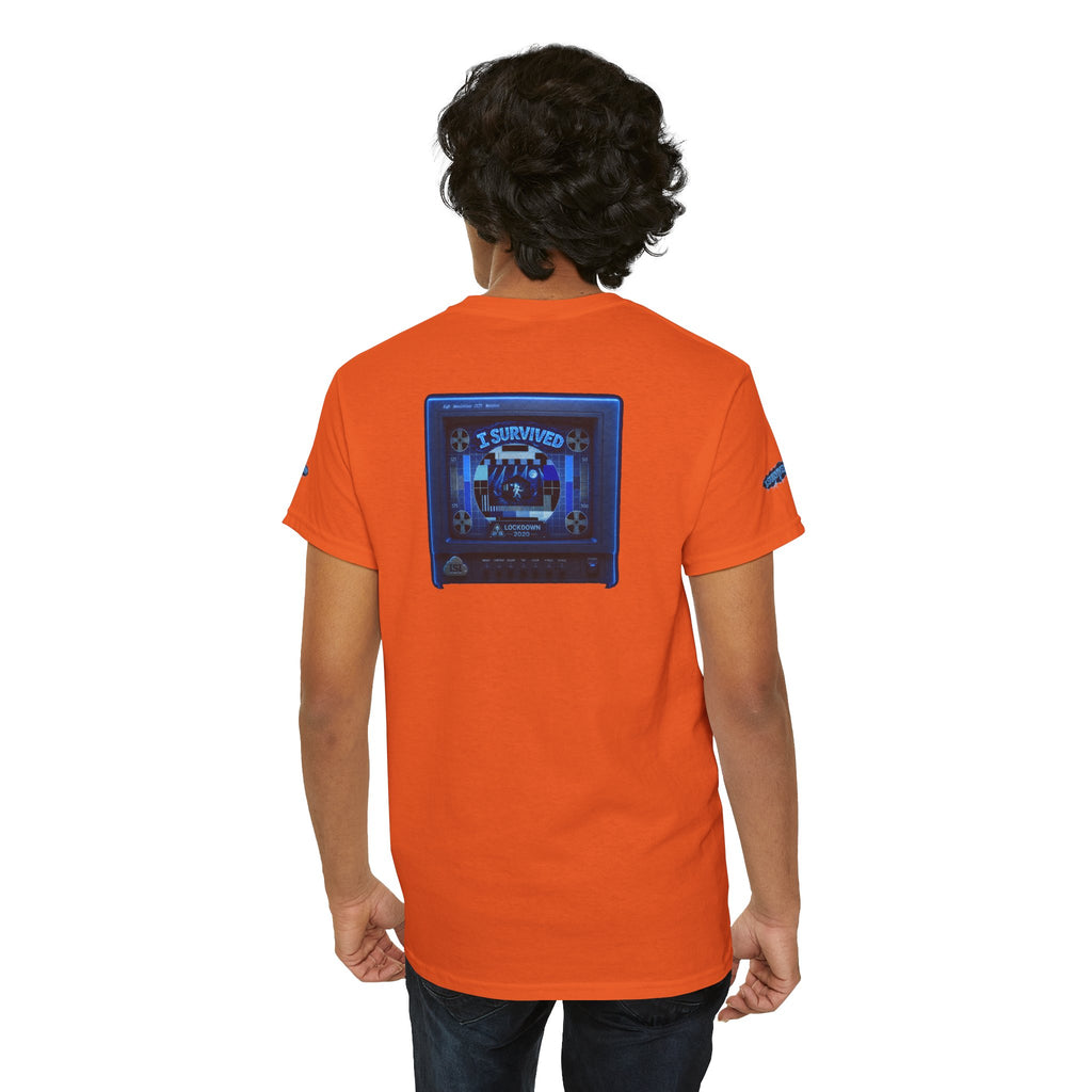 I Survived 2020 — "Please Stand By" Test Pattern Tee Lockdown Special Edition Summer Exclusive Unisex Heavy Cotton Tee