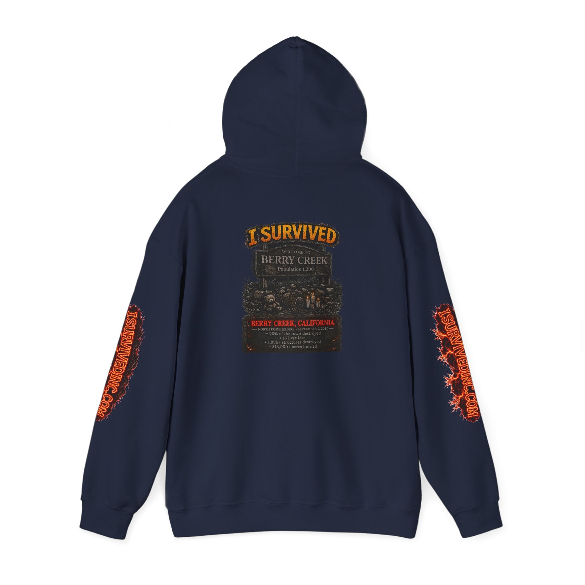 I Survived 2020 — WILDFIRES S2:E1: "Berry Creek" Memorial Hoodie