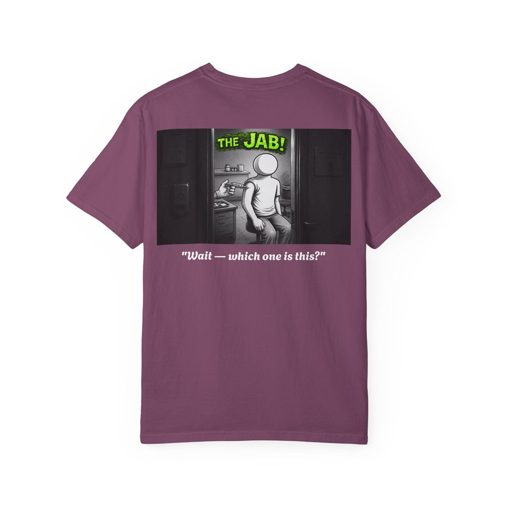 I Survived 2020 — Director's Cut S1:E3 "The Jab!" | Pandemic Edition Unisex Garment-Dyed T-shirt