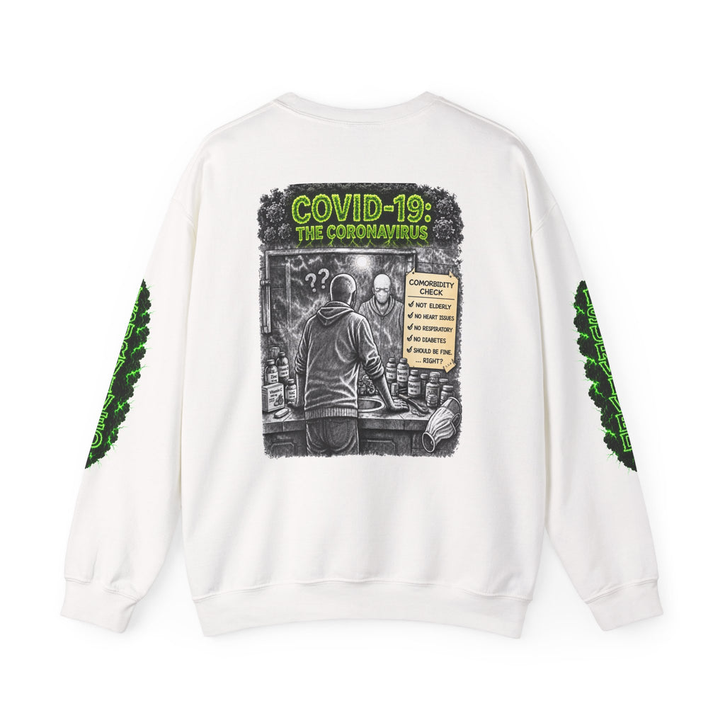 I Survived 2020 — Director's Cut S1:E1 "COVID-19: The Coronavirus" | Pandemic Edition Unisex Heavy Blend™ Crewneck Sweatshirt
