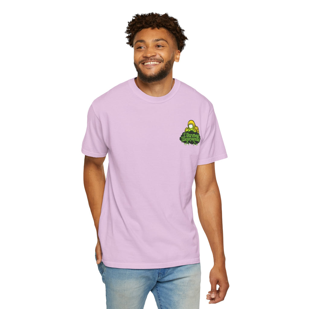 I Survived 2020 — "Please Stand By" Test Pattern Toxic Signal Tee Summer Premiere Unisex Garment-Dyed T-shirt