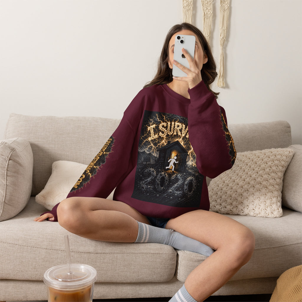 I Survived 2020 — Original PILOT Design: Special Edition Unisex Heavy Blend™ Crewneck Sweatshirt