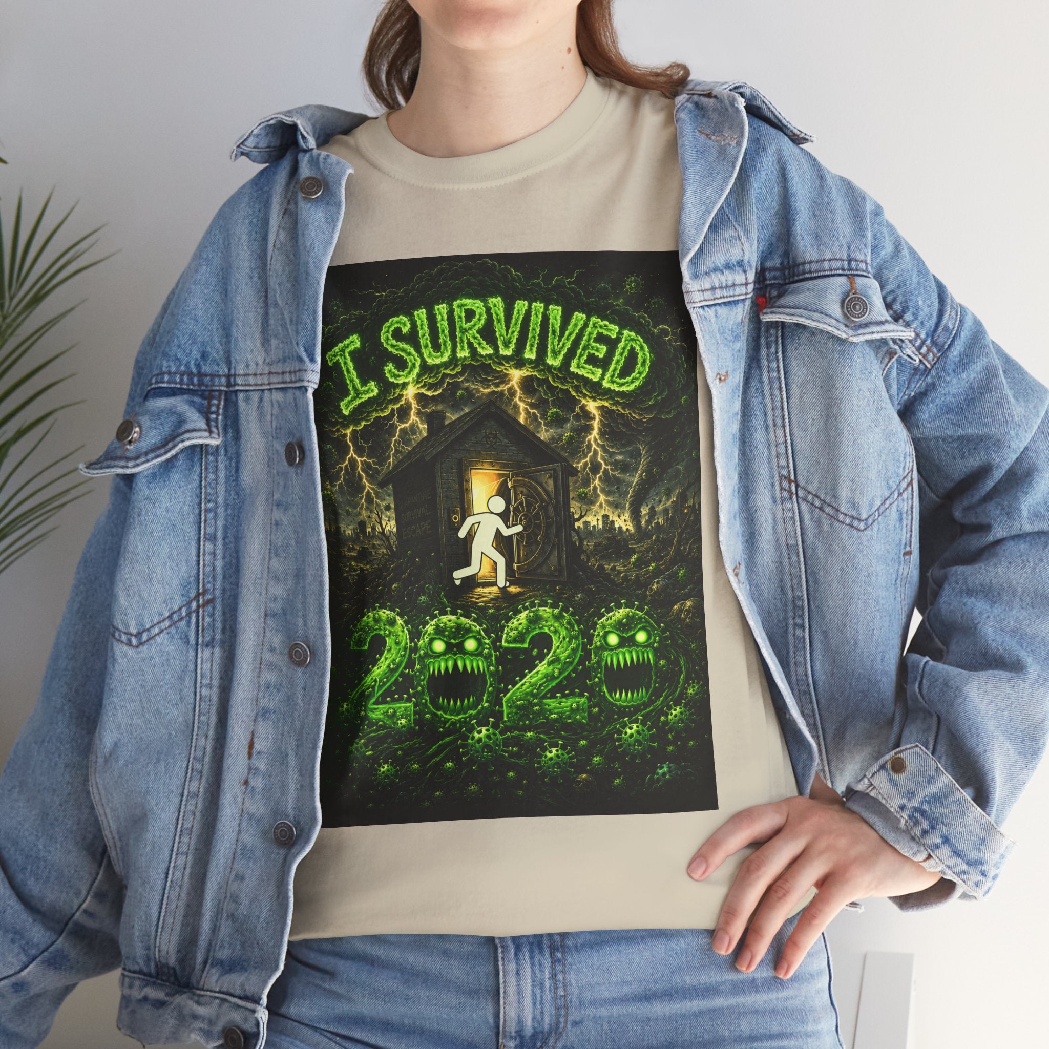 I Survived 2020 — S1:E4 "Mask Madness Mayhem Moment" | Pandemic Edition Unisex Heavy Cotton Tee (SPECIAL EDITION)