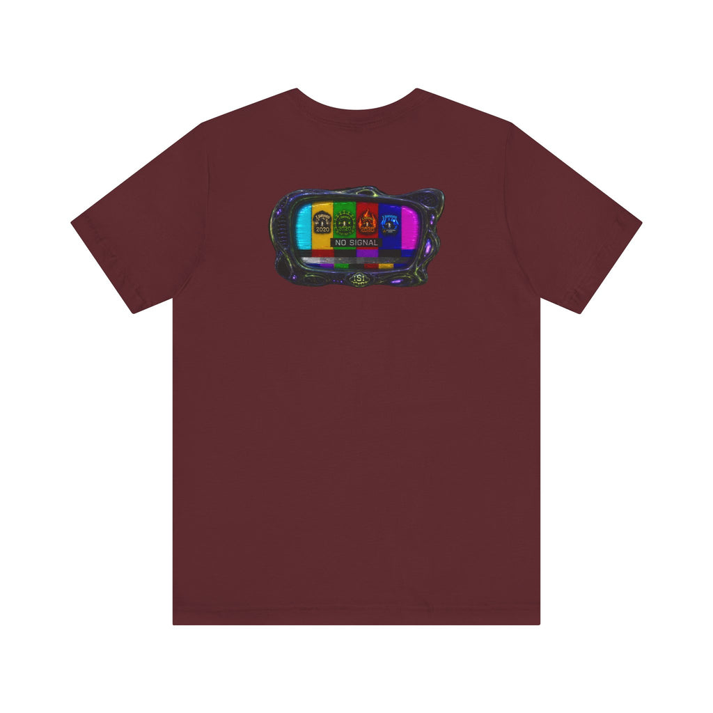 I Survived 2020 — "No Signal" Test Pattern Tee Alien Broadcast Finale Summer Premiere Unisex Jersey Short Sleeve Tee