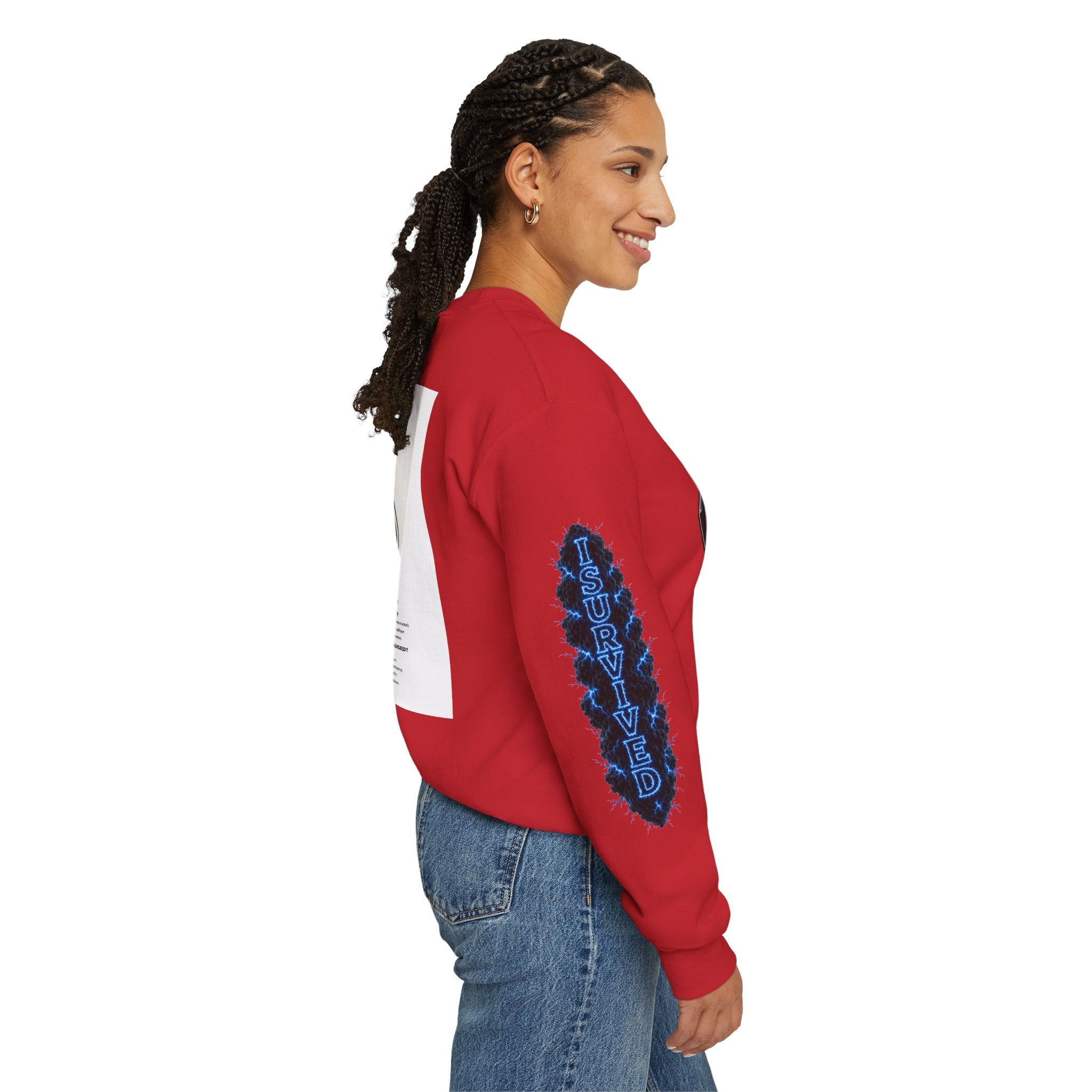 I Survived 2020 — Director's Cut S3:E3 "Remote Schooling" | Lockdown Edition Documentary Unisex Heavy Blend™ Crewneck Sweatshirt