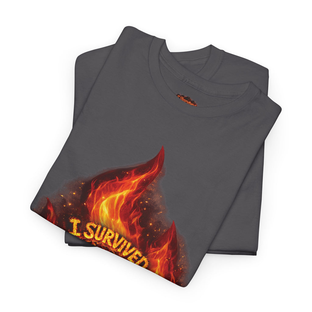 I Survived 2020 — Director's Cut S2:E2 "The Bobcat Fire" | Wildfire Edition Memorial Unisex Heavy Cotton Tee