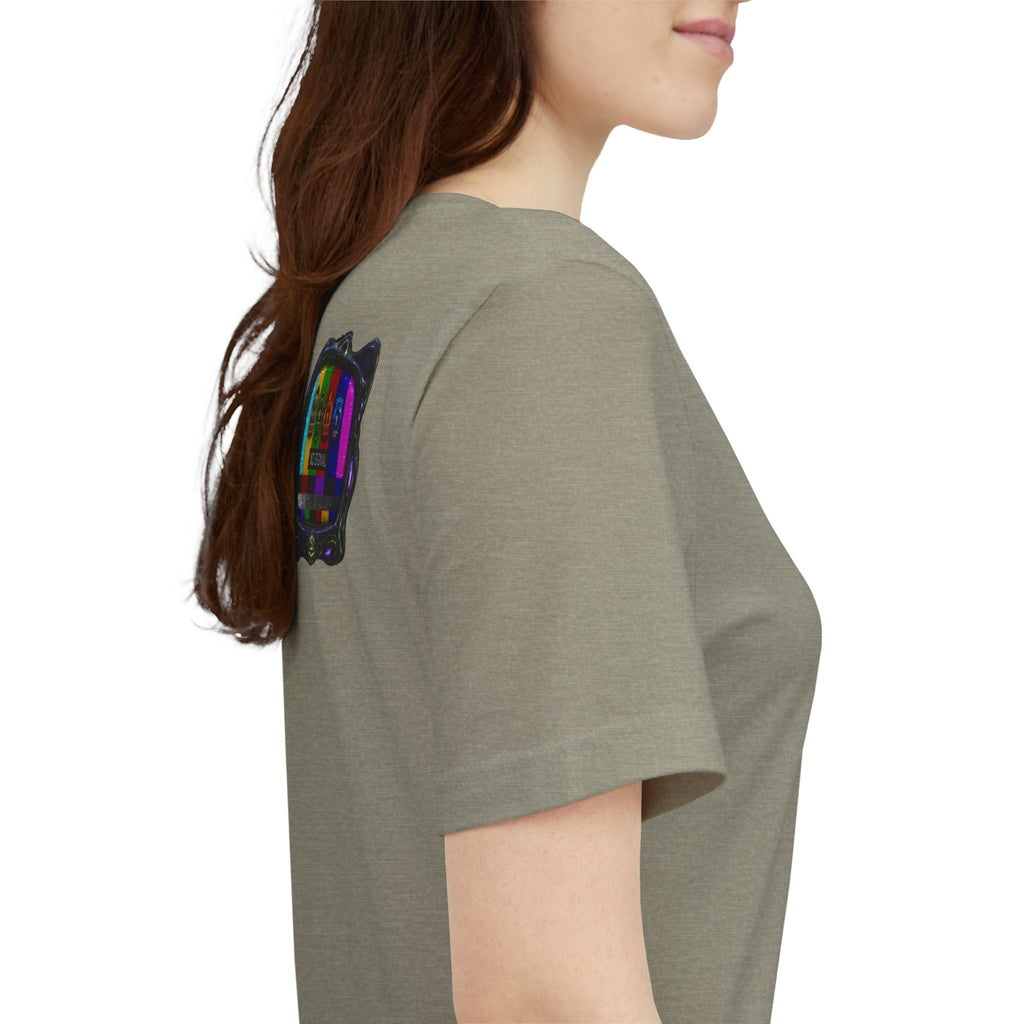 I Survived 2020 — "No Signal" Test Pattern Tee Alien Broadcast Finale Summer Premiere Unisex Jersey Short Sleeve Tee