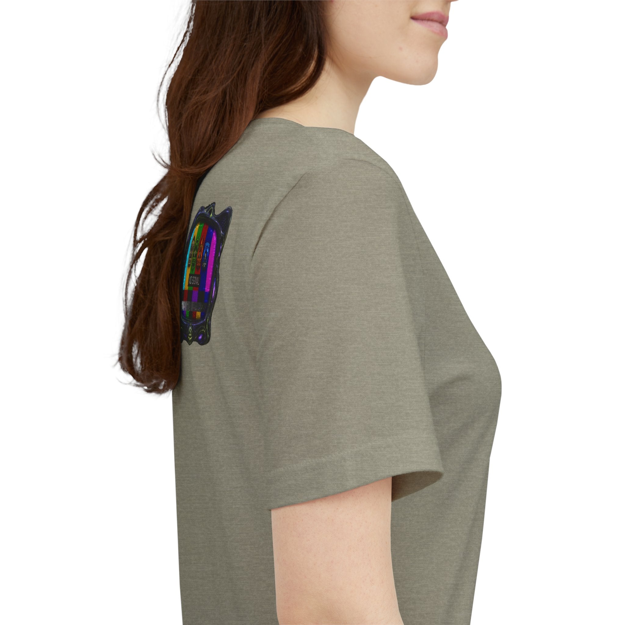 I Survived 2020 — "No Signal" Test Pattern Tee Alien Broadcast Finale Summer Premiere Unisex Jersey Short Sleeve Tee