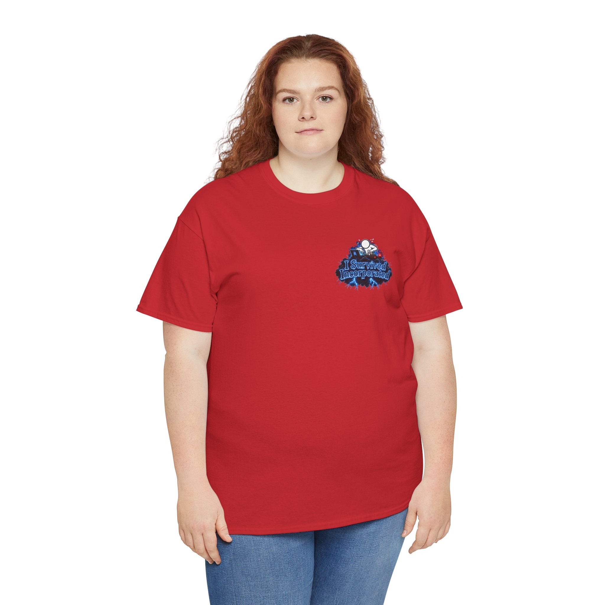 I Survived 2020 — "Please Stand By" Test Pattern Tee Lockdown Surveillance Edition Summer Exclusive Unisex Heavy Cotton Tee