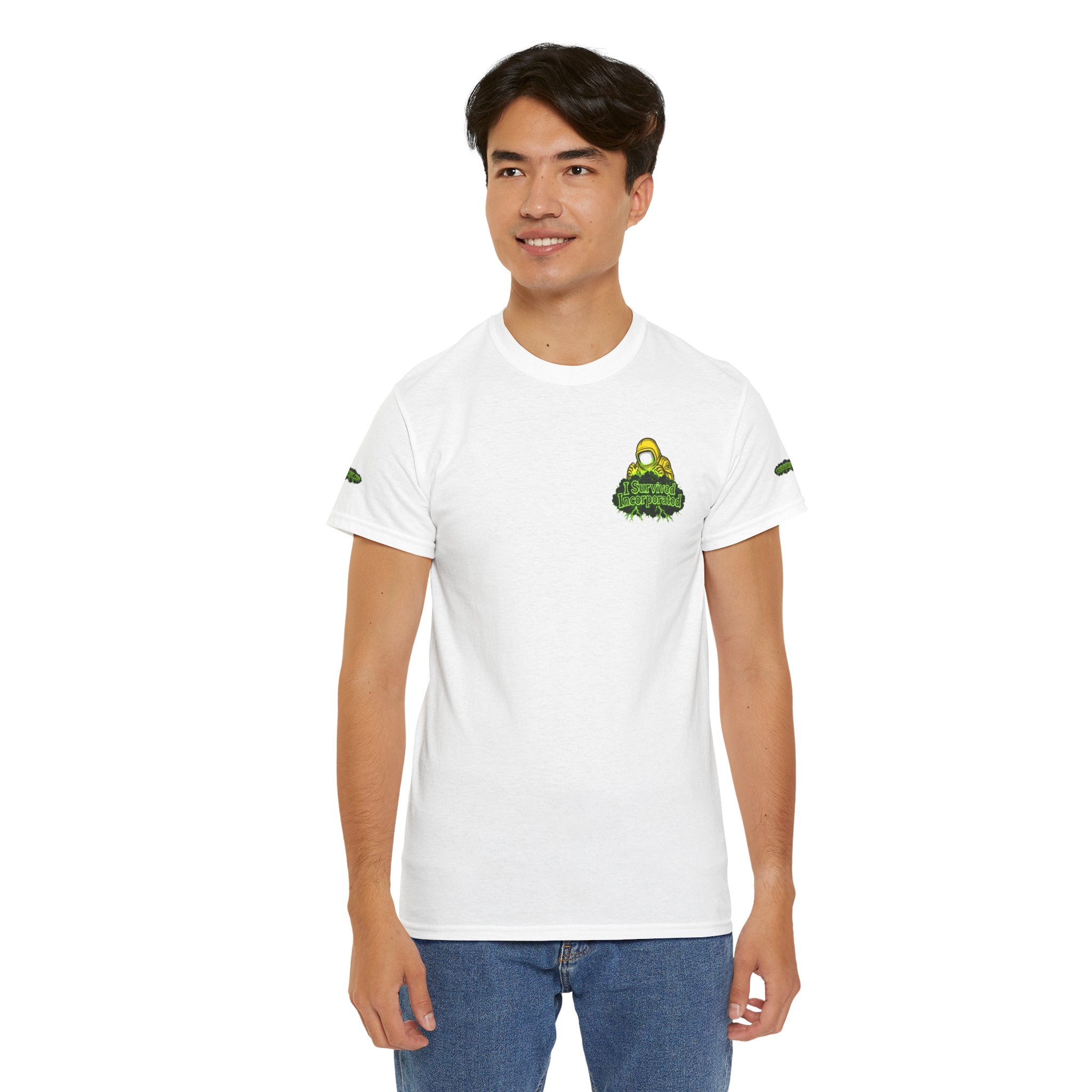 I Survived 2020 — "Please Stand By" Test Pattern Toxic Signal Tee Special Edition Summer Premiere Unisex Heavy Cotton Tee