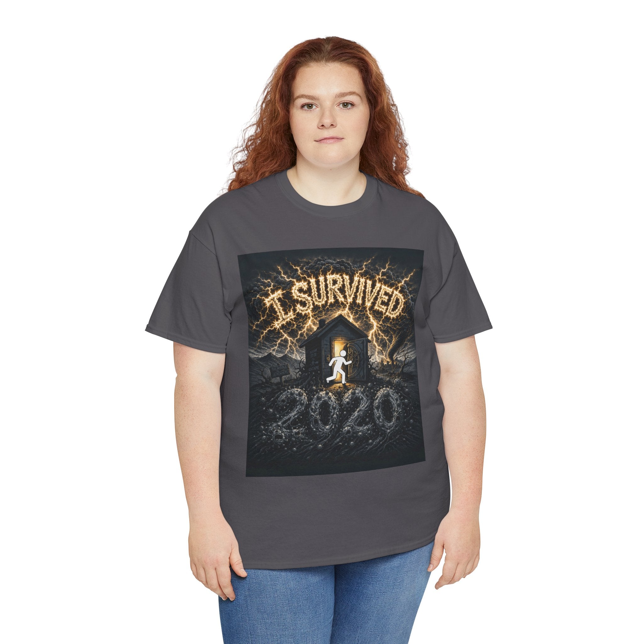 I Survived 2020 — Original PILOT Design Unisex Heavy Cotton Tee