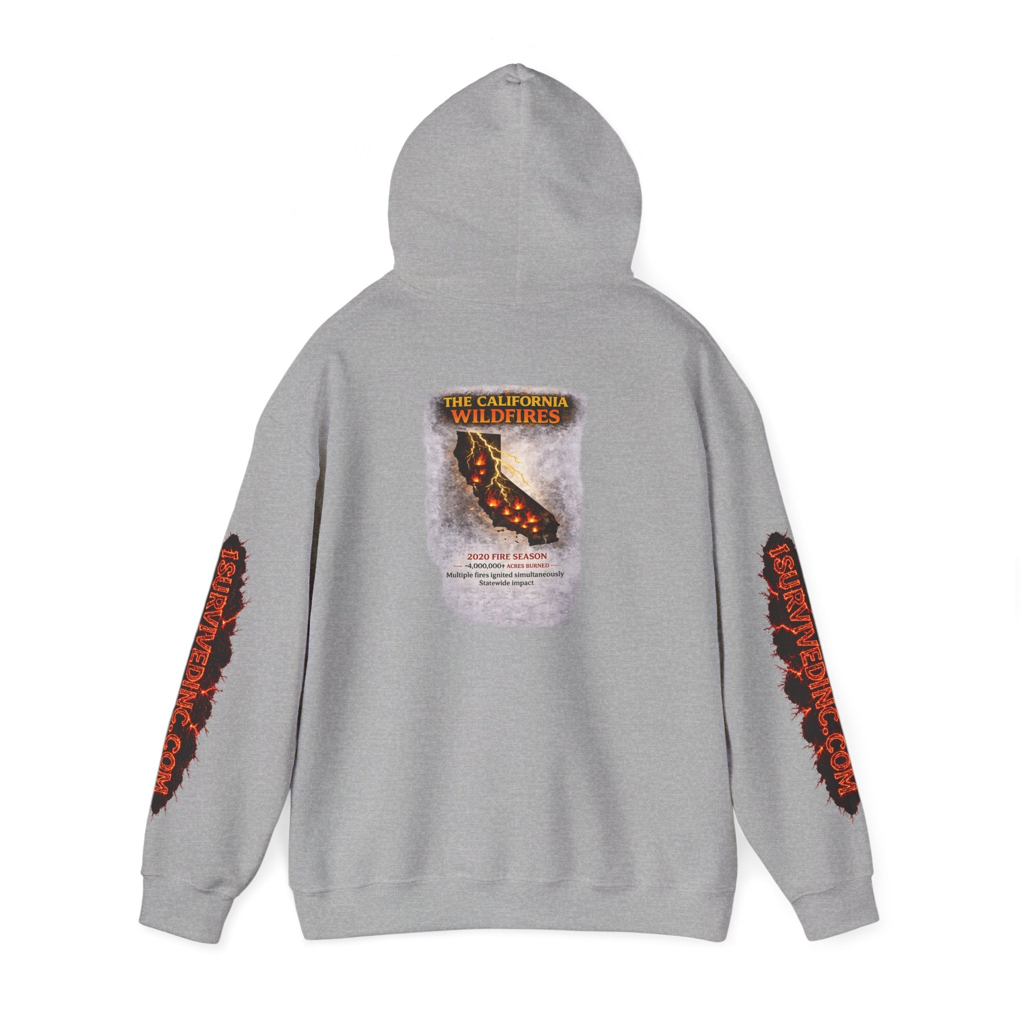 I Survived 2020 — S2:E3 "The California Wildfires" | Wildfire Edition Memorial Hoodie Sweatshirt