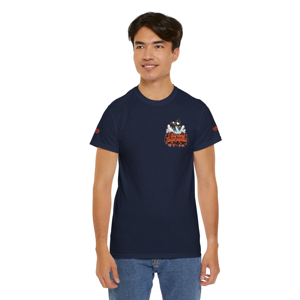 I Survived 2020 — "Please Stand By" Test Pattern Tee Wildfire Signal Special Edition Summer Premiere Unisex Heavy Cotton Tee