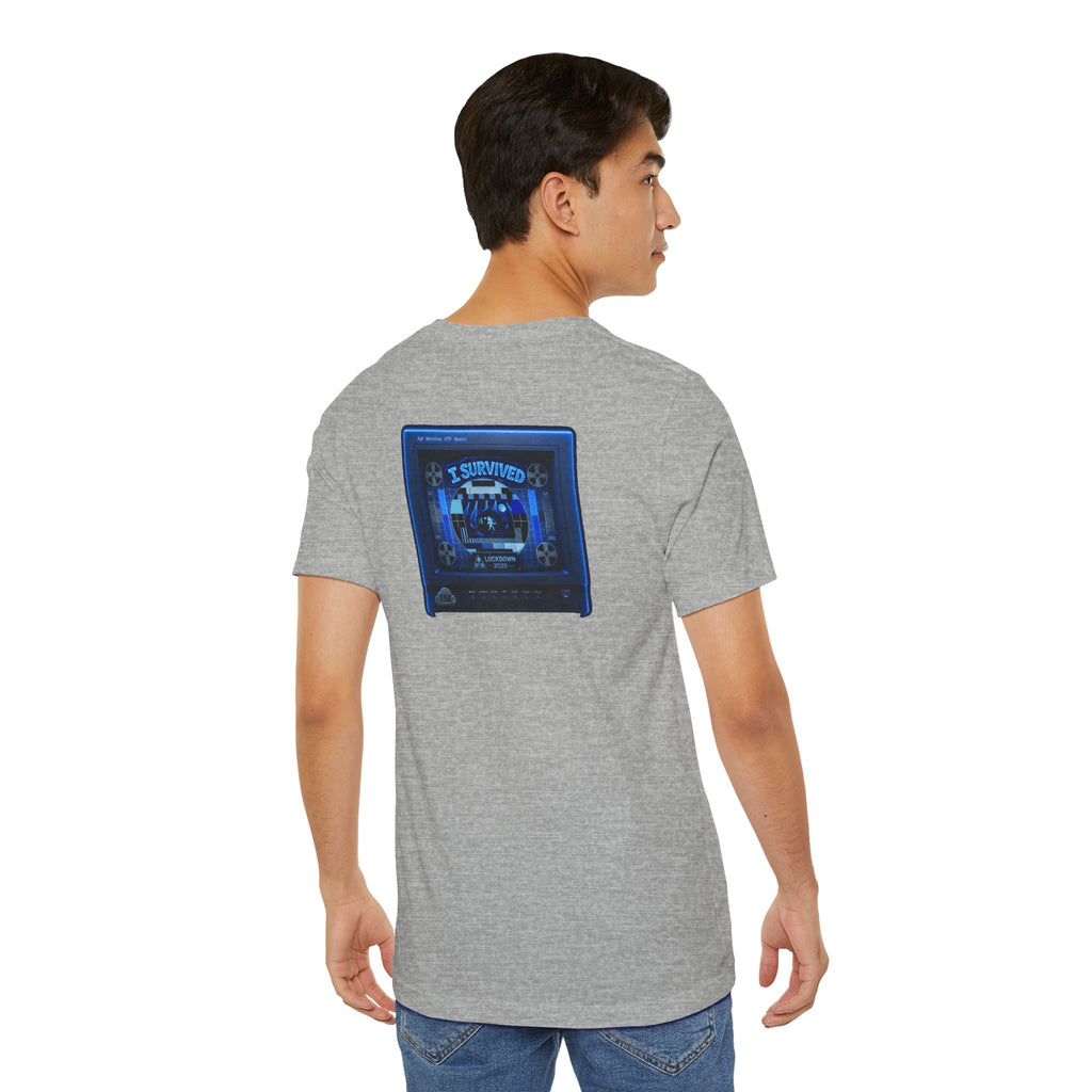I Survived 2020 — "Please Stand By" Test Pattern Tee Lockdown Summer Exclusive Unisex Jersey Short Sleeve Tee
