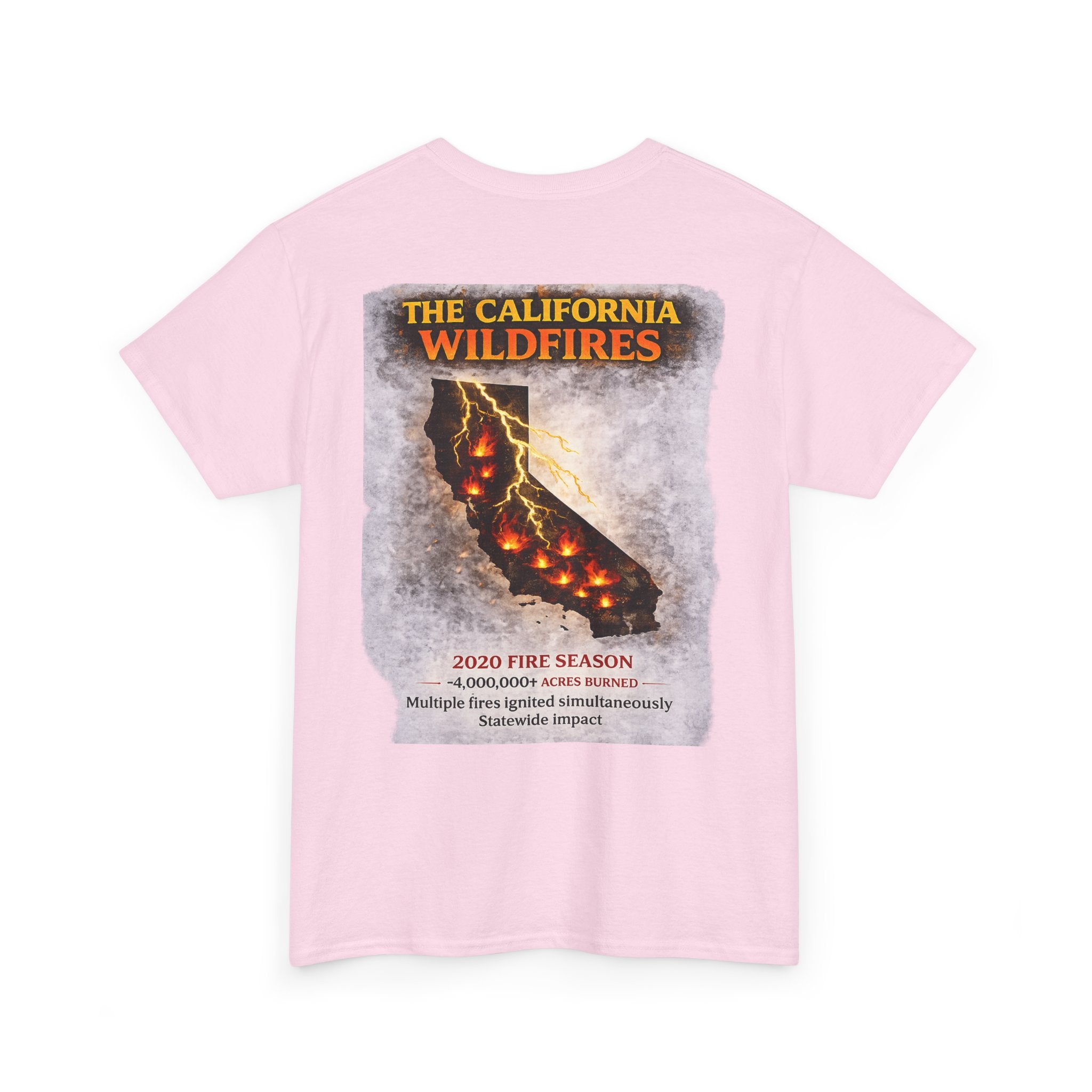 I Survived 2020 — S2:E3 "The California Wildfires" | Wildfire Edition Memorial Unisex Heavy Cotton Tee