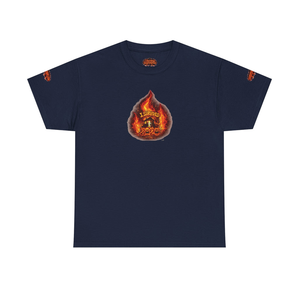 I Survived 2020 — WILDFIRES S2:E3: Director's Cut Special Edition "The California Wildfires" Memorial Unisex Heavy Cotton Tee