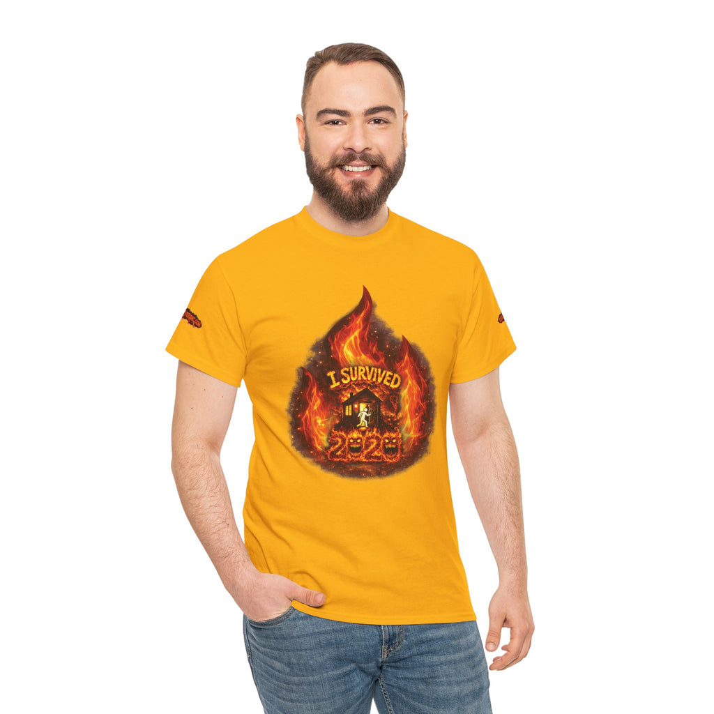 I Survived 2020 — Director's Cut S2:E3 "The California Wildfires" | Wildfire Edition Memorial Unisex Heavy Cotton Tee (SPECIAL EDITION)