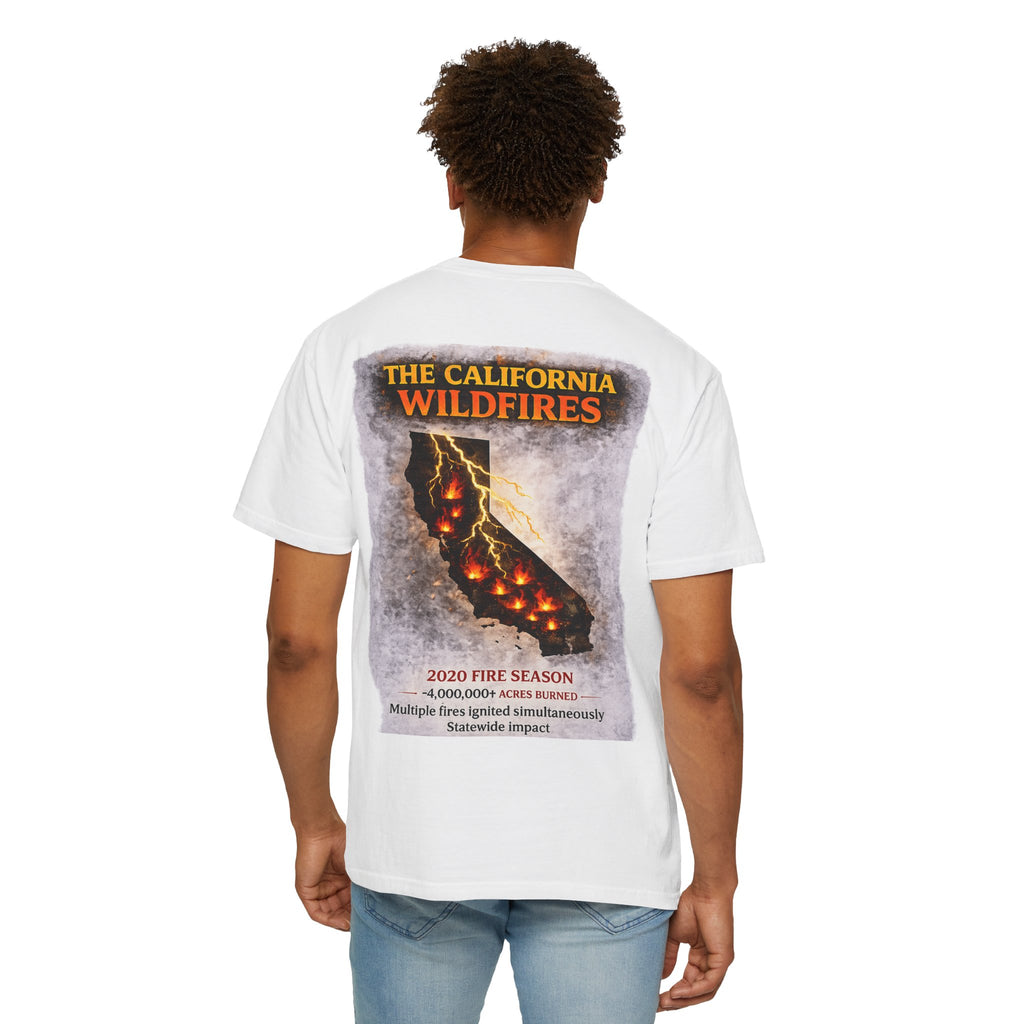I Survived 2020 — WILDFIRES S2:E3: Director's Cut "The California Wildfires" Memorial Unisex Garment-Dyed T-shirt