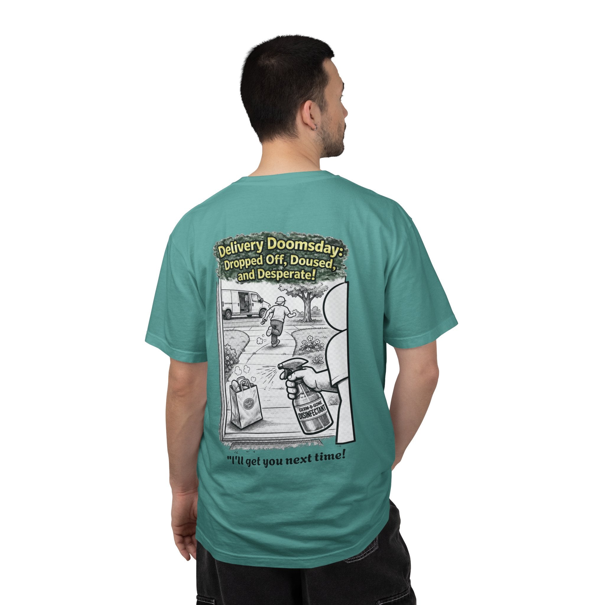 I Survived 2020 — Director's Cut S1:E5 "Delivery Doomsday" | Pandemic Edition Unisex Garment-Dyed T-shirt