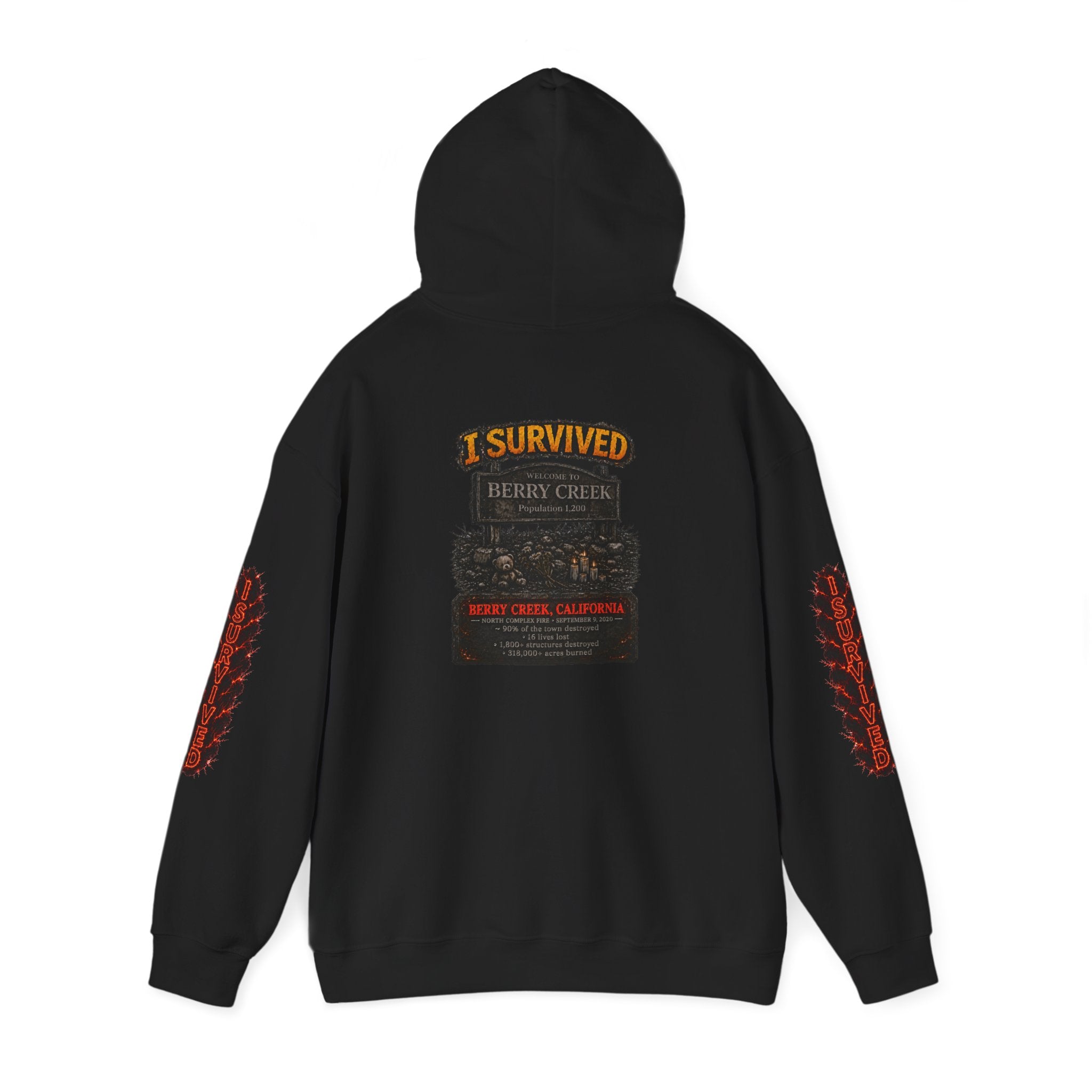 I Survived 2020 — Director's Cut S2:E1 "Berry Creek" | Wildfire Edition Memorial Hoodie Sweatshirt