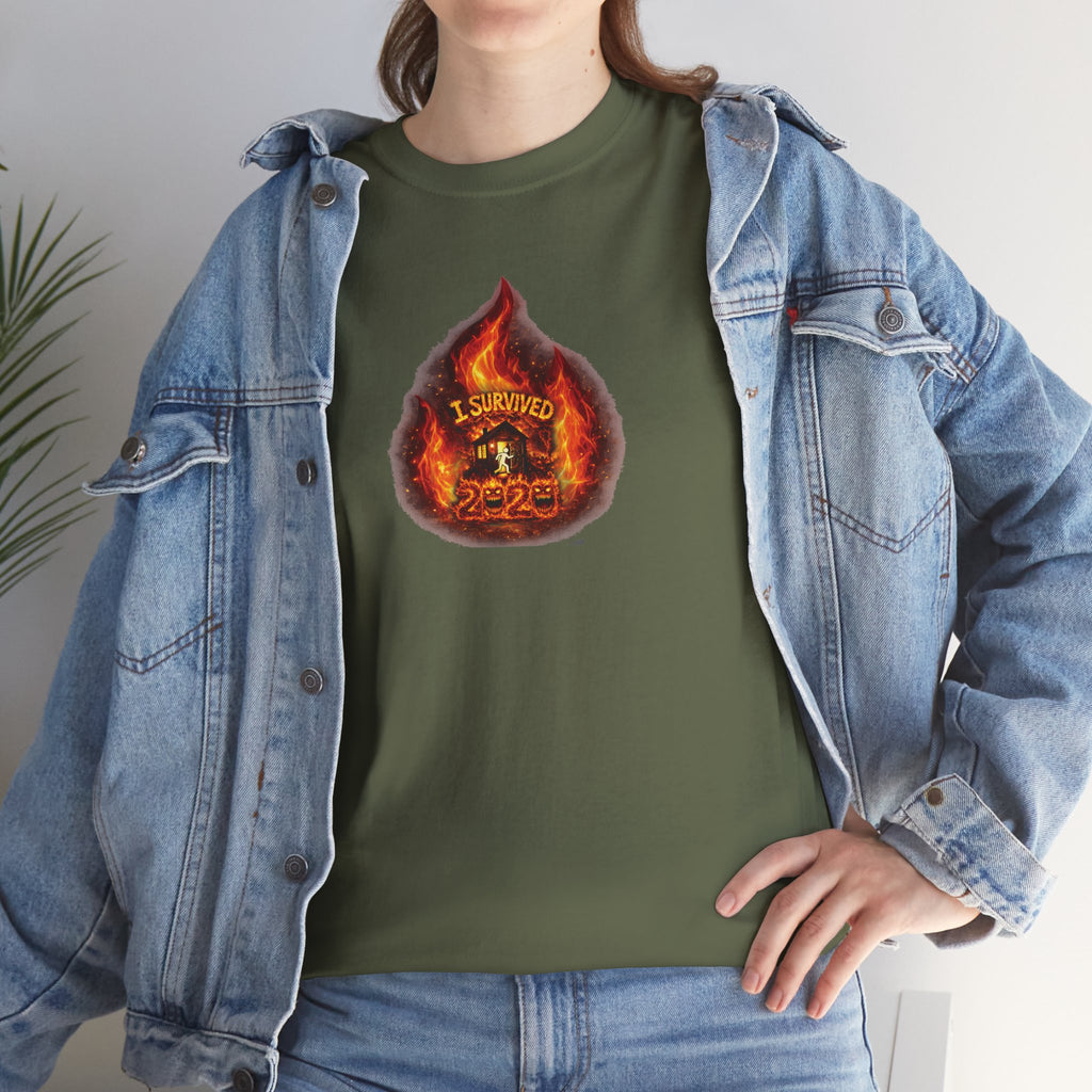 I Survived 2020 — WILDFIRES S2:E1: Director's Cut "Berry Creek" Memorial Unisex Heavy Cotton Tee